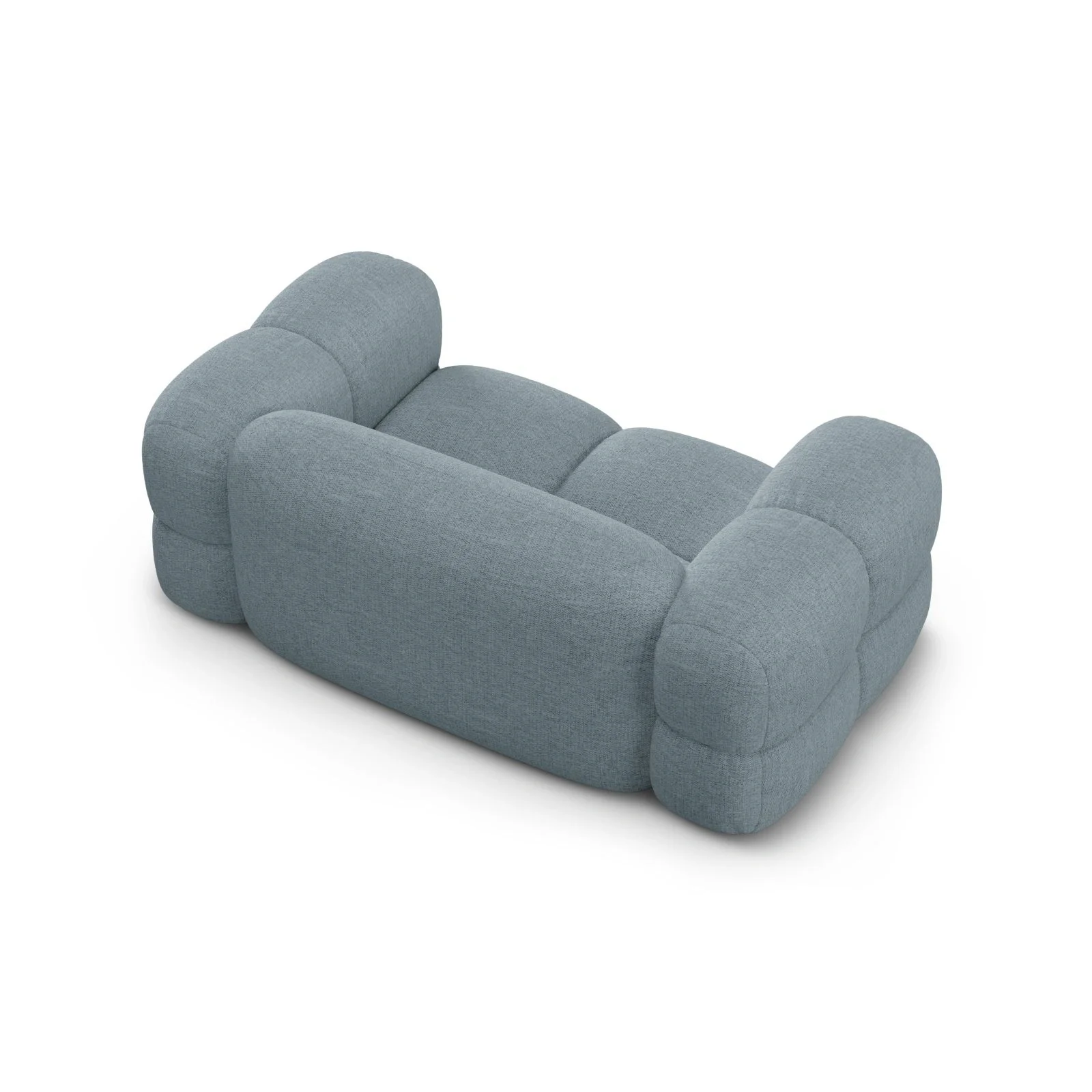 Loretto 2-Sitzer Sofa aus Samt oder Strukturstoff, 180x100 cm - Image 68