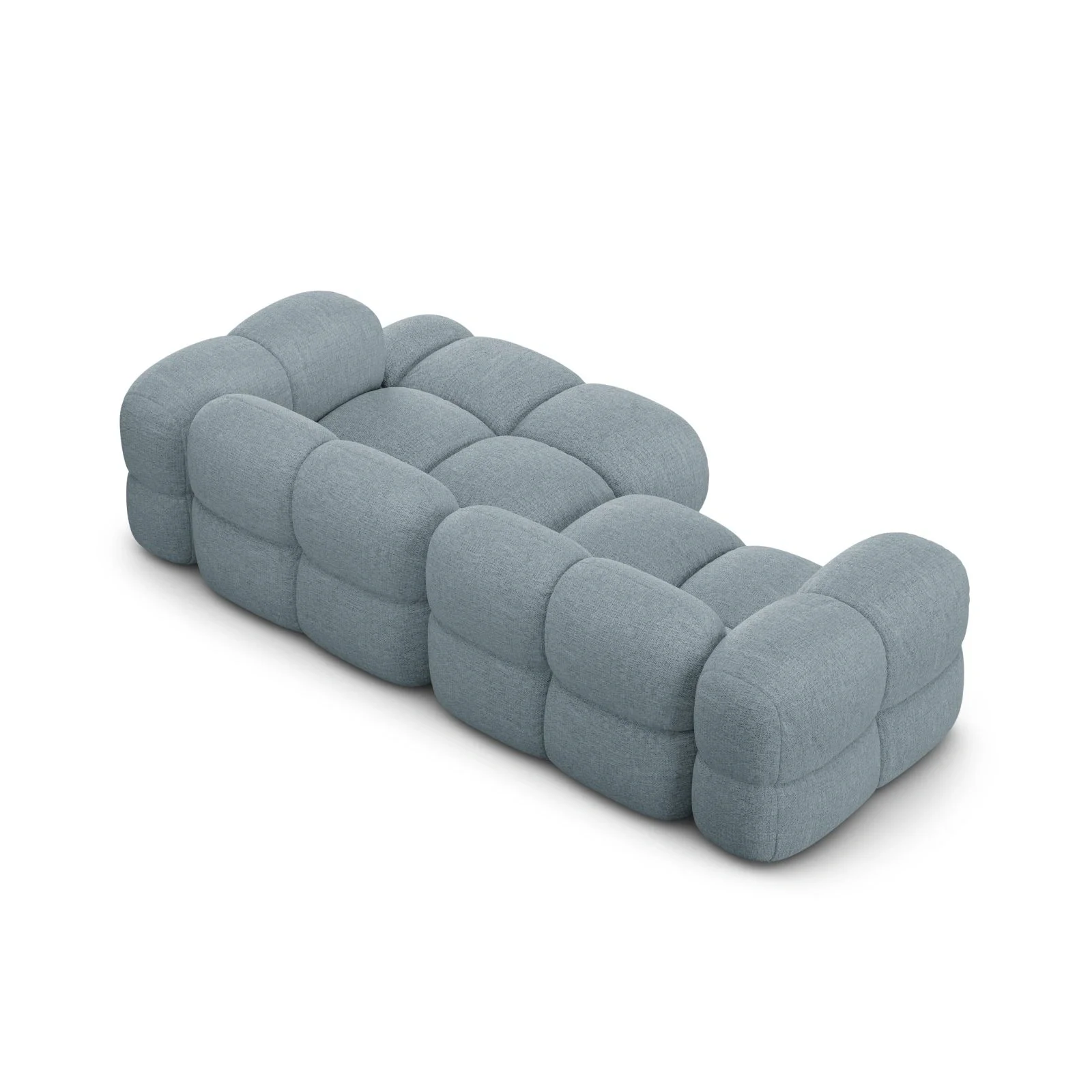 Loretto 3-Sitzer Ecksofa, Rechte Seite, aus Samt oder Strukturstoff, 250x147x68 cm - Image 69