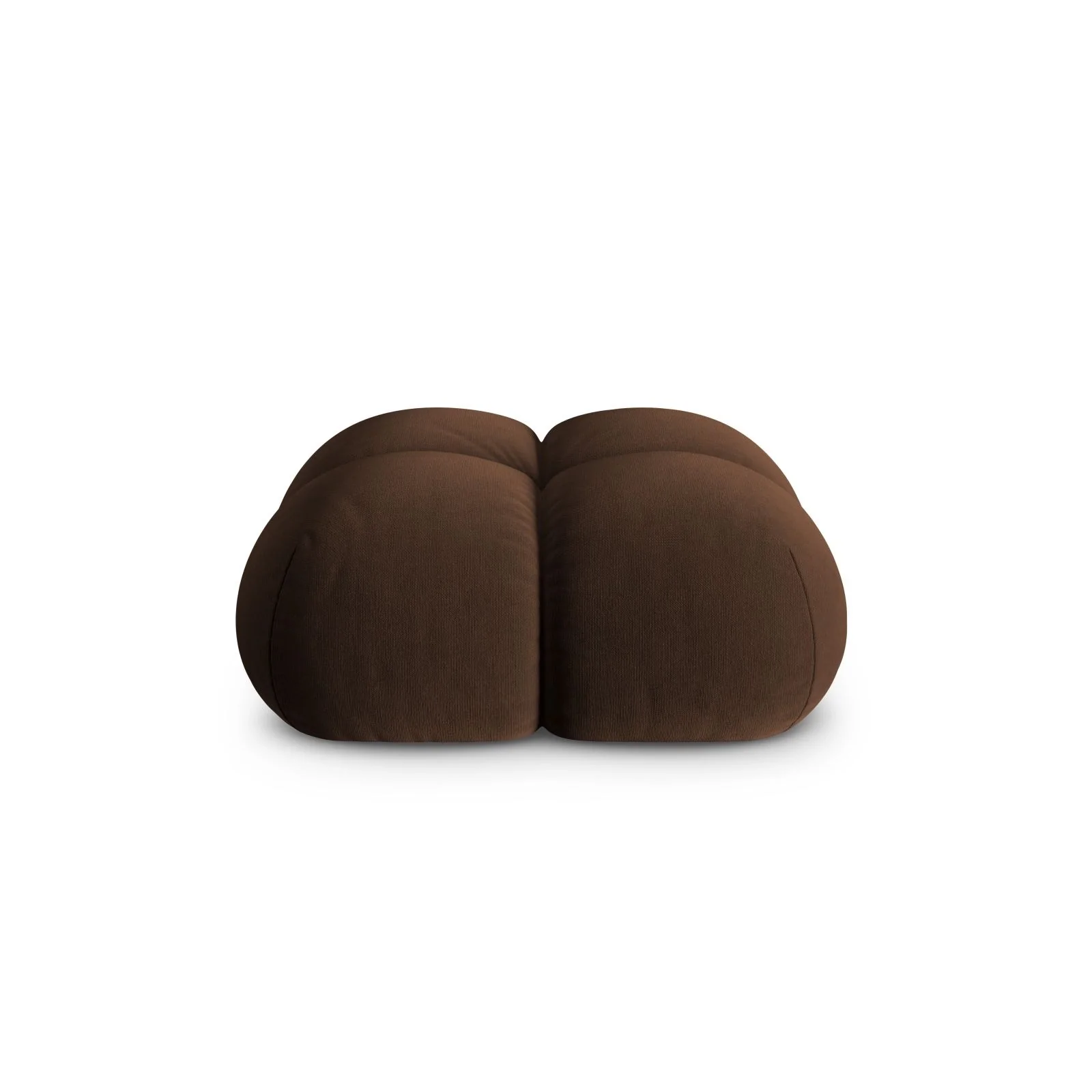 Loretto Pouf aus Samt oder Strukturstoff, 90x90x40 cm - Image 11