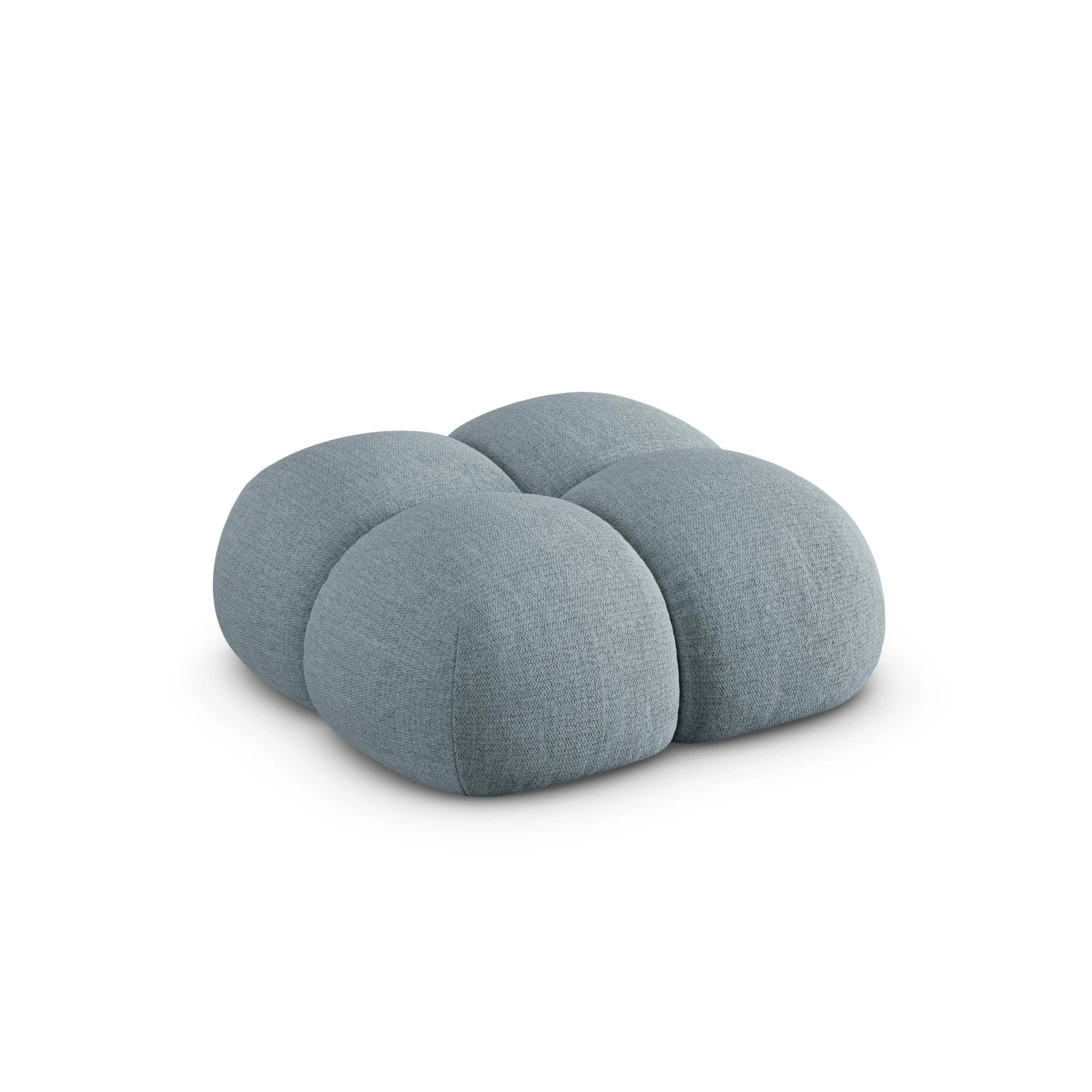Loretto Pouf aus Samt oder Strukturstoff, 90x90x40 cm - Image 49