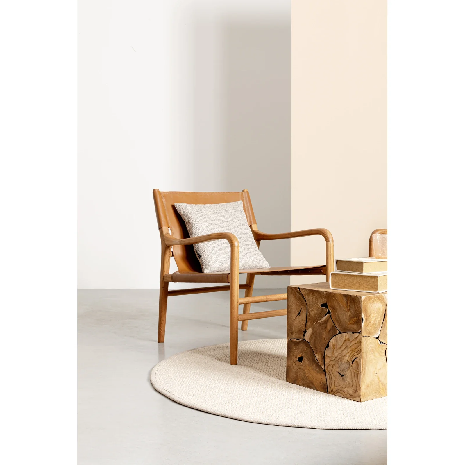 Lounge-Sessel Caroline Cognac - Image 2