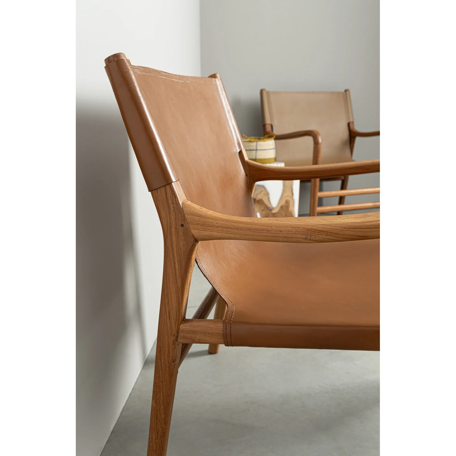 Lounge-Sessel Caroline Cognac - Image 4