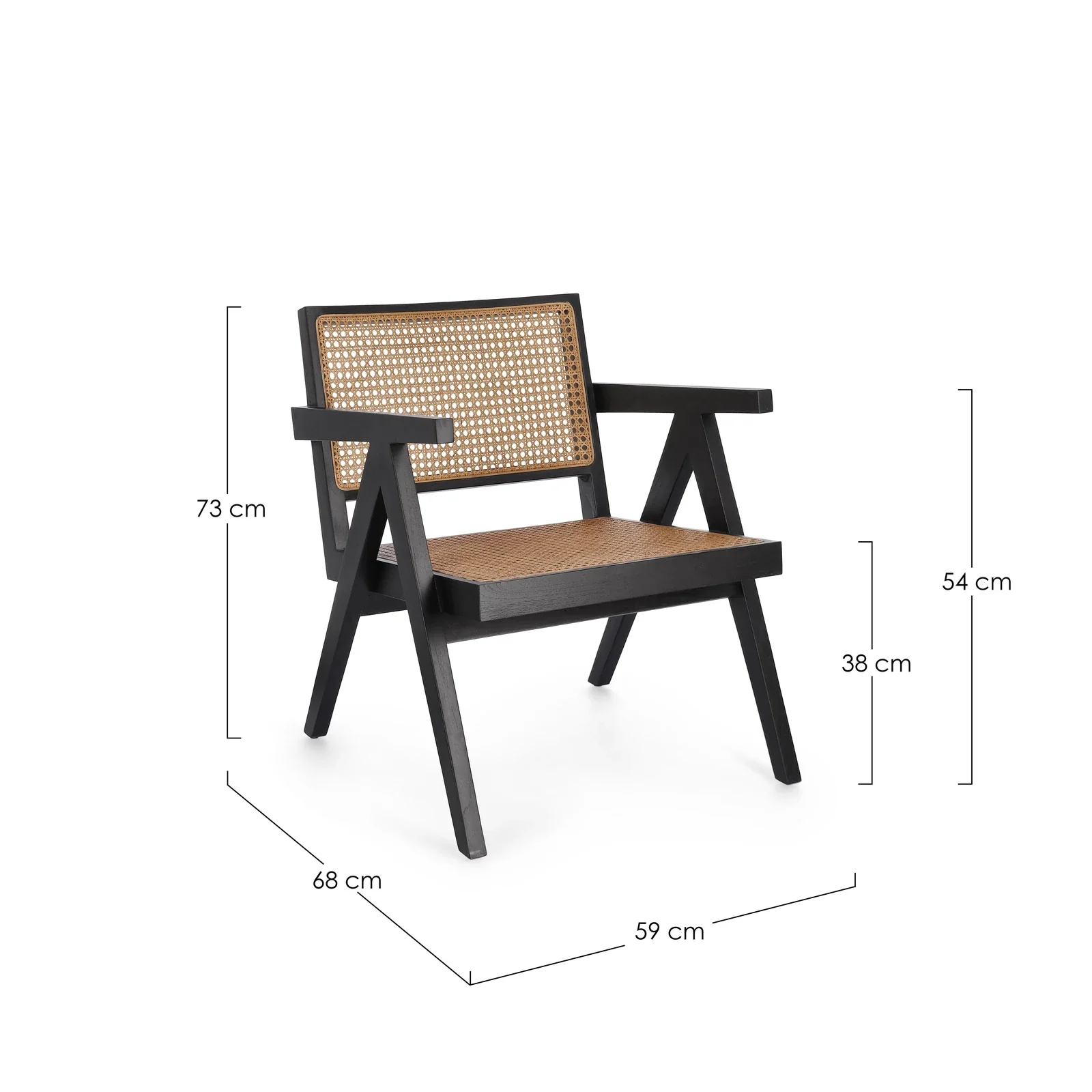 Lounge-Sessel Galia Schwarz - Image 6