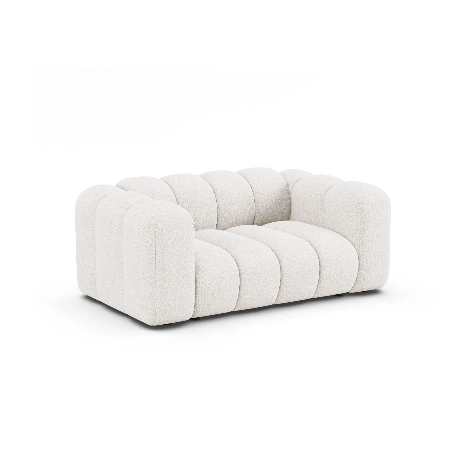 Lupine 2-Sitzer Sofa aus Samt, Boucle oder Chenille, 170x95 cm - Image 2