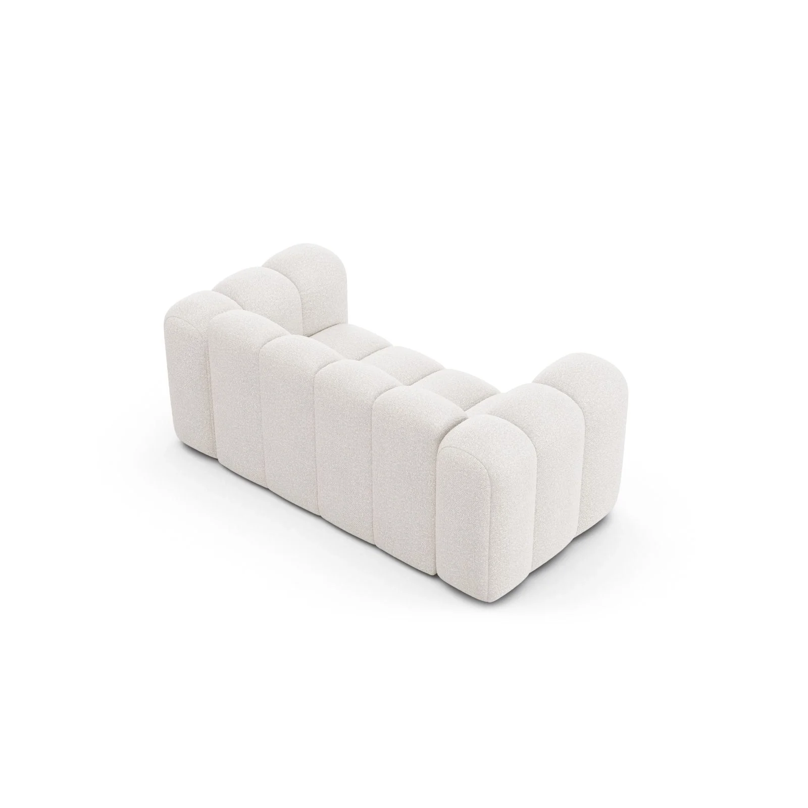 Lupine 2-Sitzer Sofa aus Samt, Boucle oder Chenille, 170x95 cm - Image 3