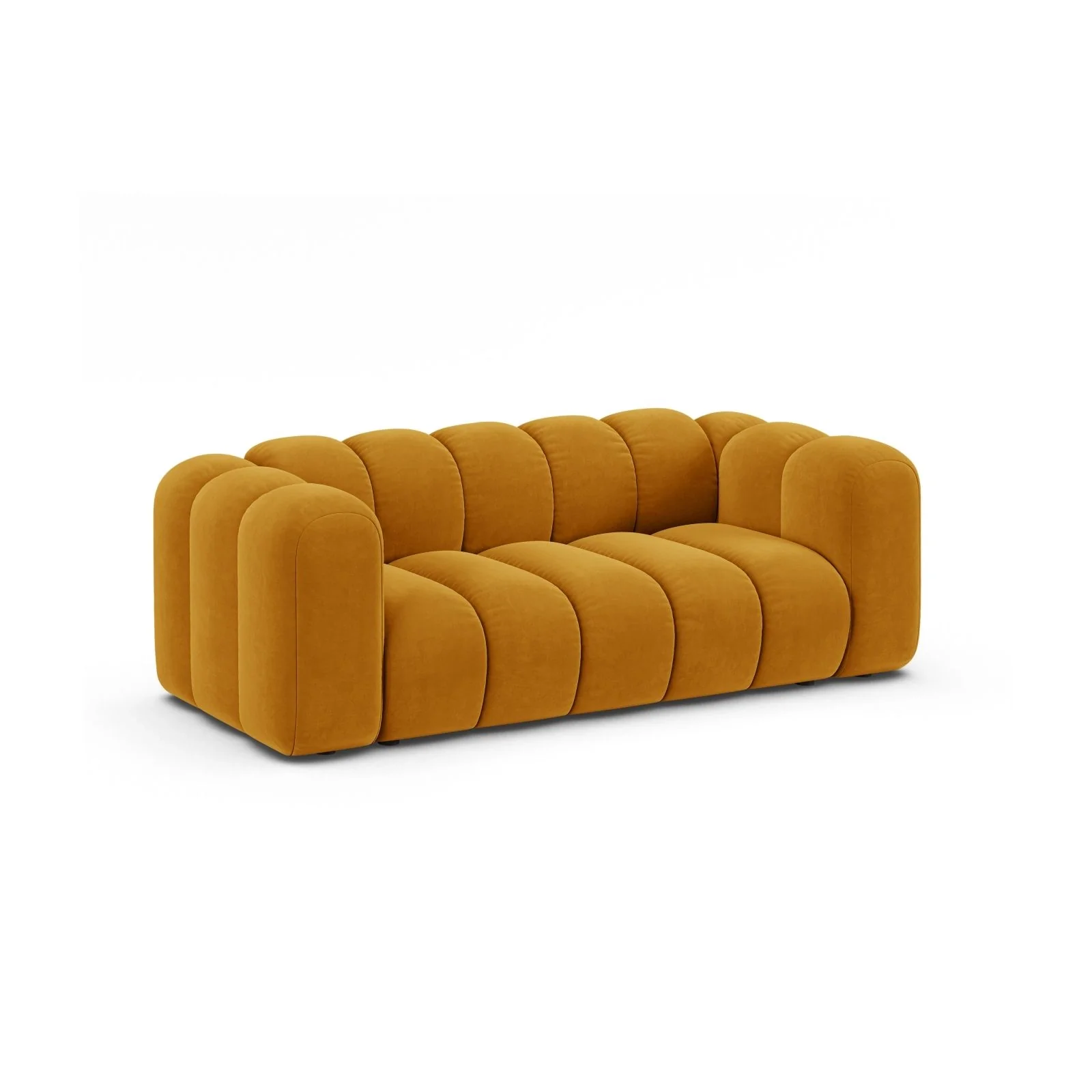 Lupine 2-Sitzer Sofa aus Samt, Boucle oder Chenille, 200x95 cm - Image 98