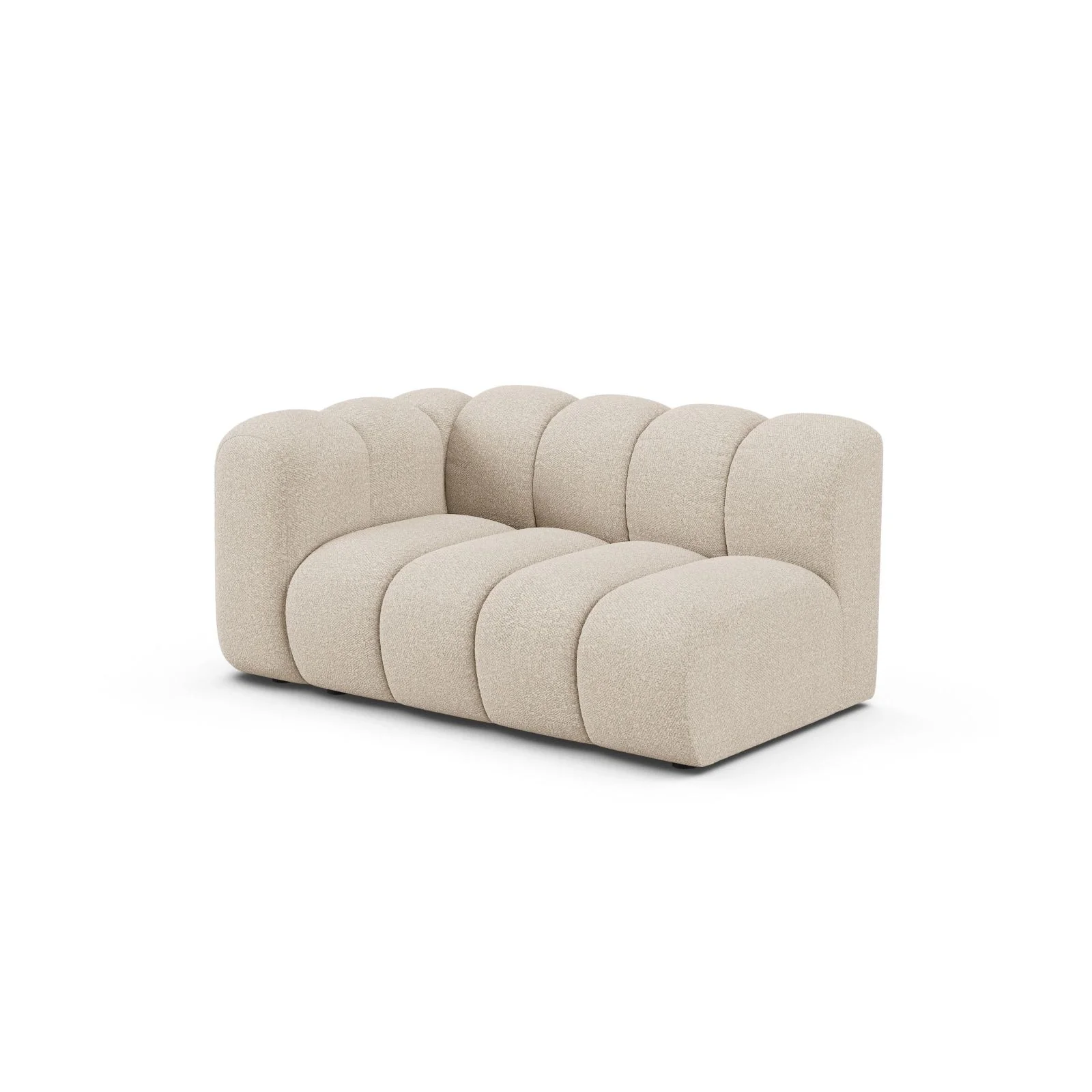 Lupine Modulares 2-Sitzer Sofa Sitzelement, Linke Seite, aus Samt, Chenille oder Boucle, 145x95 cm - Image 8