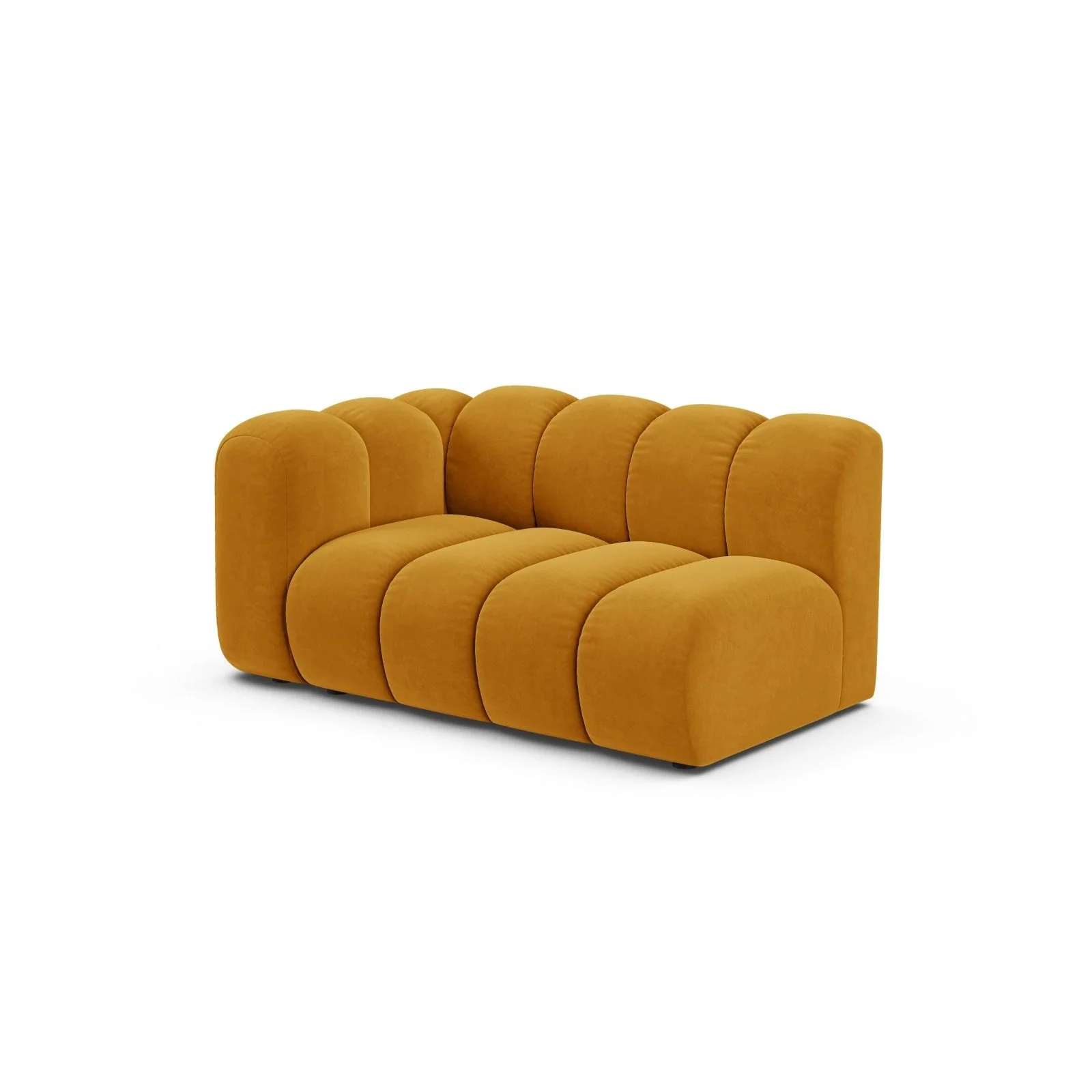 Lupine Modulares 2-Sitzer Sofa Sitzelement, Linke Seite, aus Samt, Chenille oder Boucle, 145x95 cm - Image 93