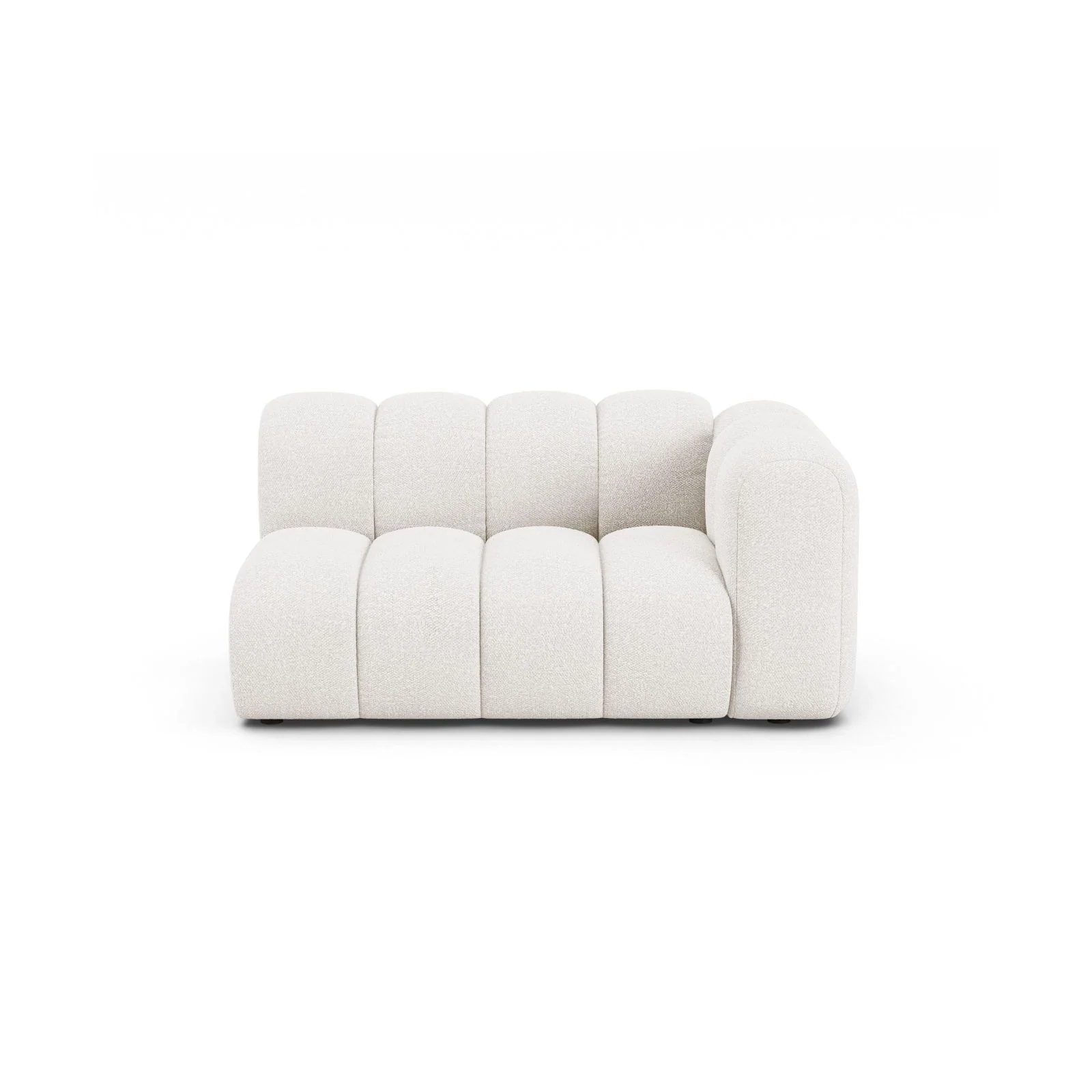 Lupine Modulares 2-Sitzer Sofa Sitzelement, Rechte Seite, aus Samt, Chenille oder Boucle, 145x95 cm