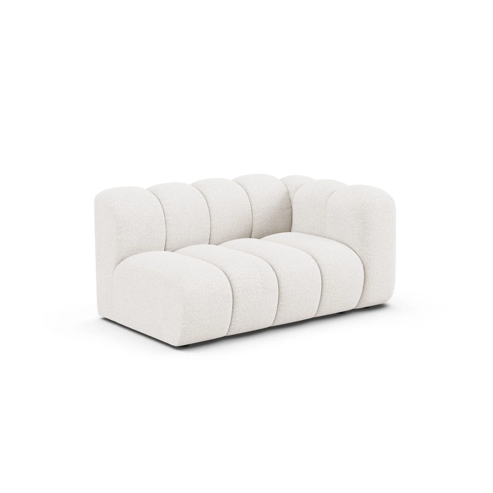 Lupine Modulares 2-Sitzer Sofa Sitzelement, Rechte Seite, aus Samt, Chenille oder Boucle, 145x95 cm - Image 3