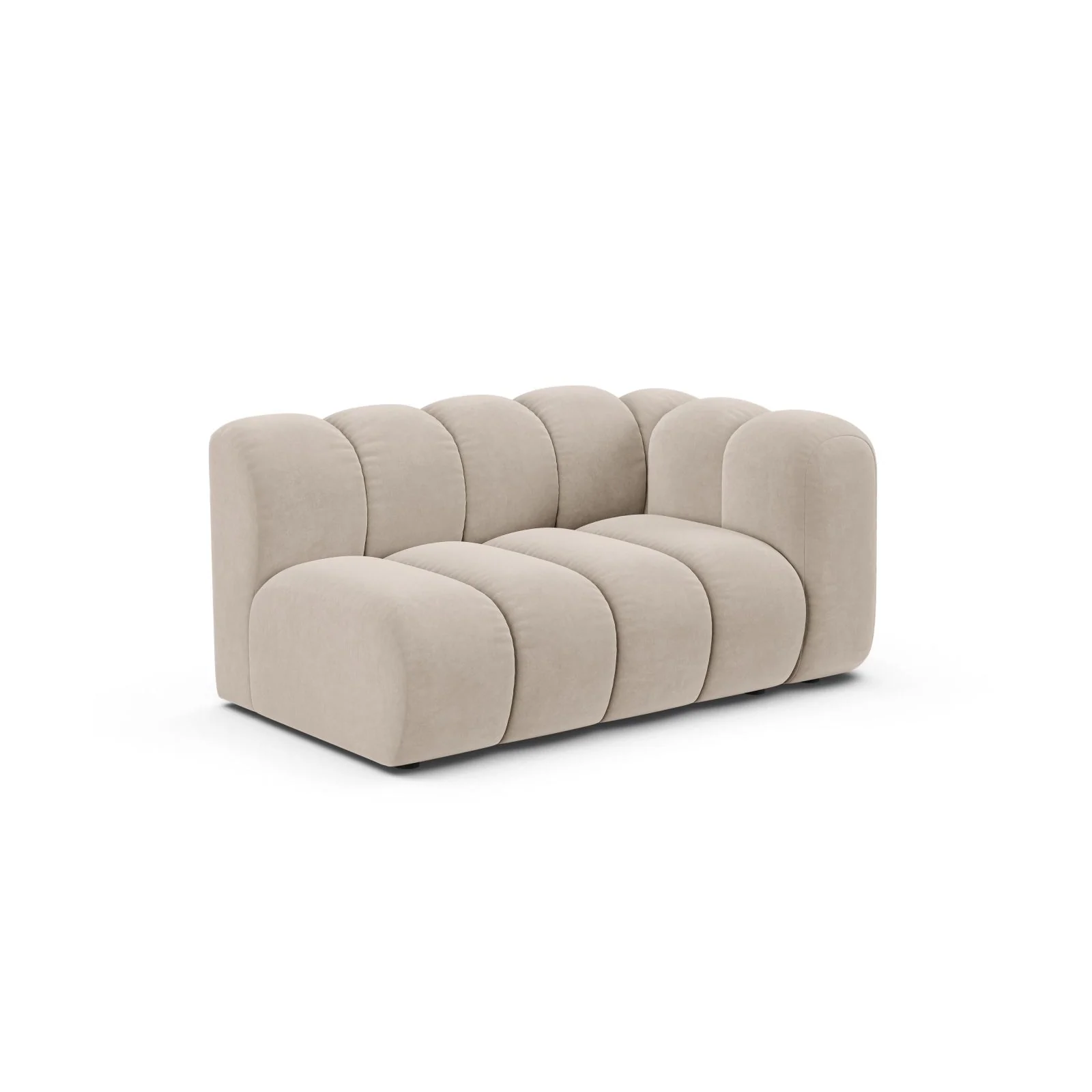 Lupine Modulares 2-Sitzer Sofa Sitzelement, Rechte Seite, aus Samt, Chenille oder Boucle, 145x95 cm - Image 68