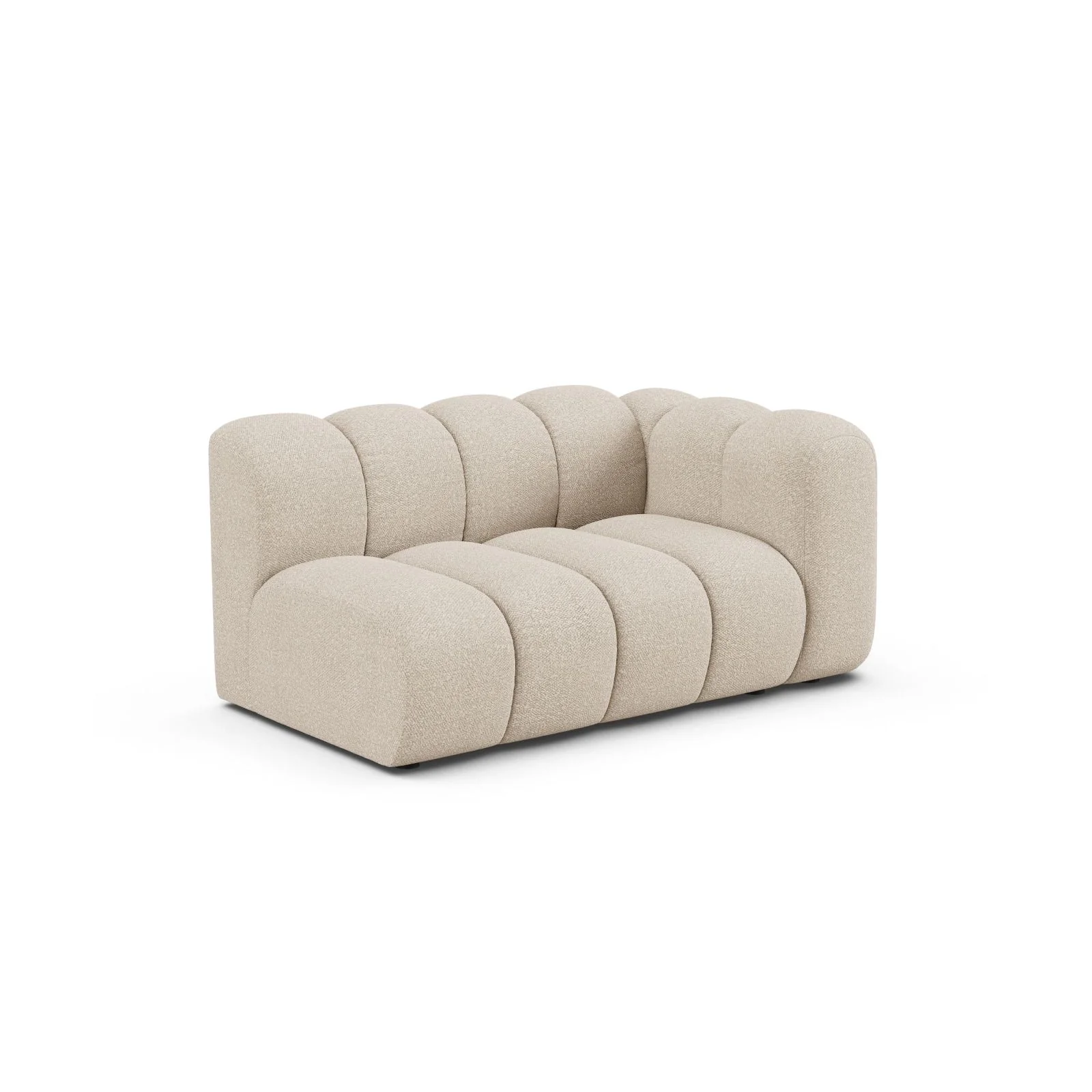 Lupine Modulares 2-Sitzer Sofa Sitzelement, Rechte Seite, aus Samt, Chenille oder Boucle, 145x95 cm - Image 8