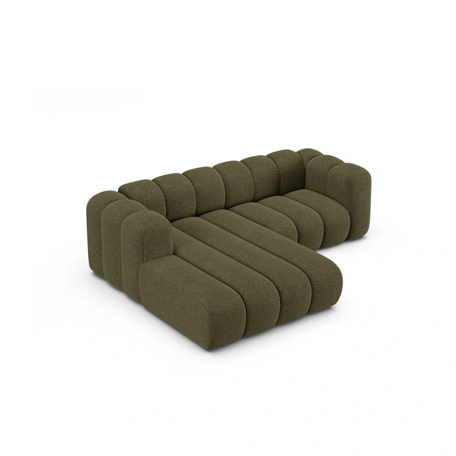 Lupine Modulares 3-Sitzer Ecksofa, Linke Seite, aus Samt, Chenille oder Boucle, 230x177 cm - Image 104