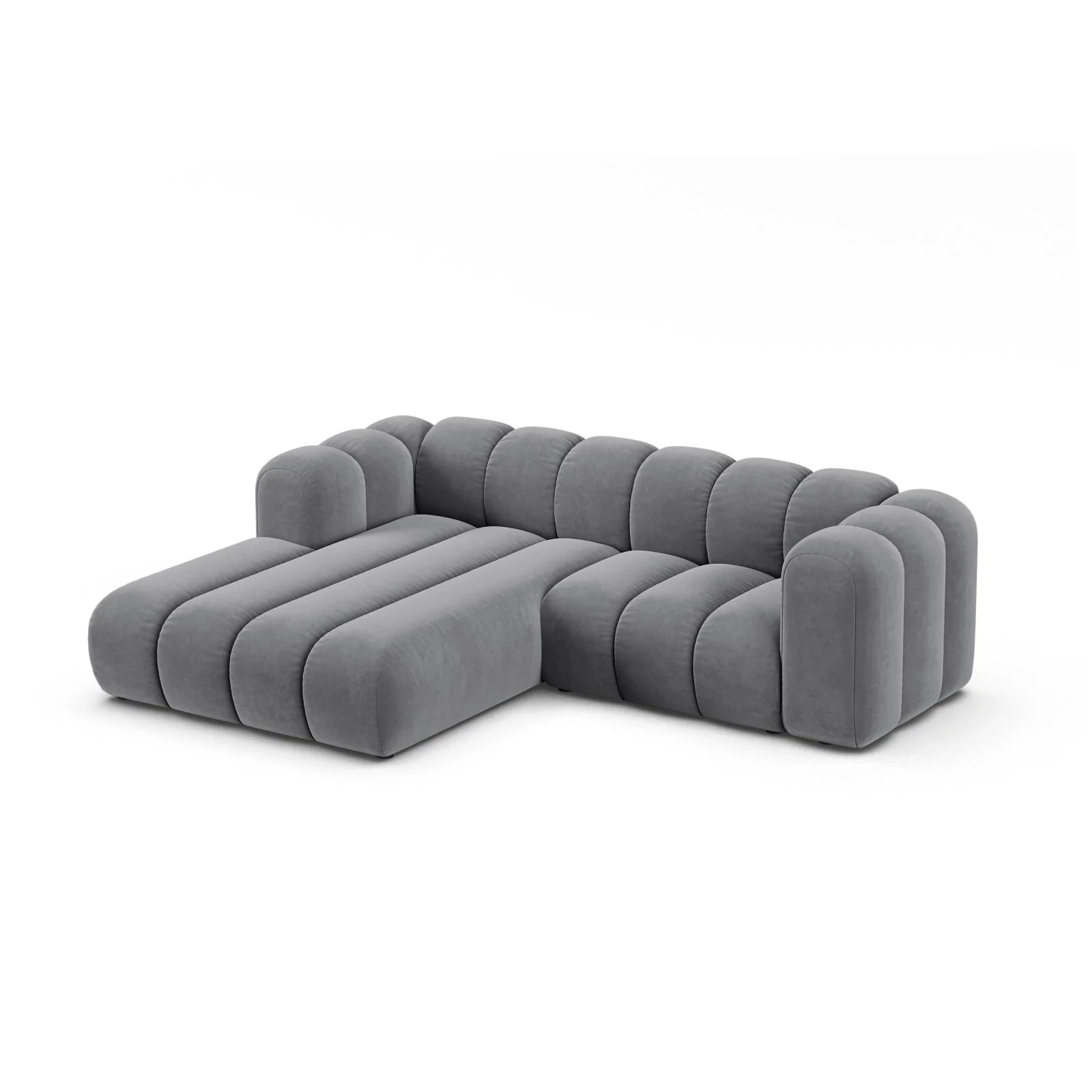 Lupine Modulares 3-Sitzer Ecksofa, Linke Seite, aus Samt, Chenille oder Boucle, 230x177 cm - Image 21