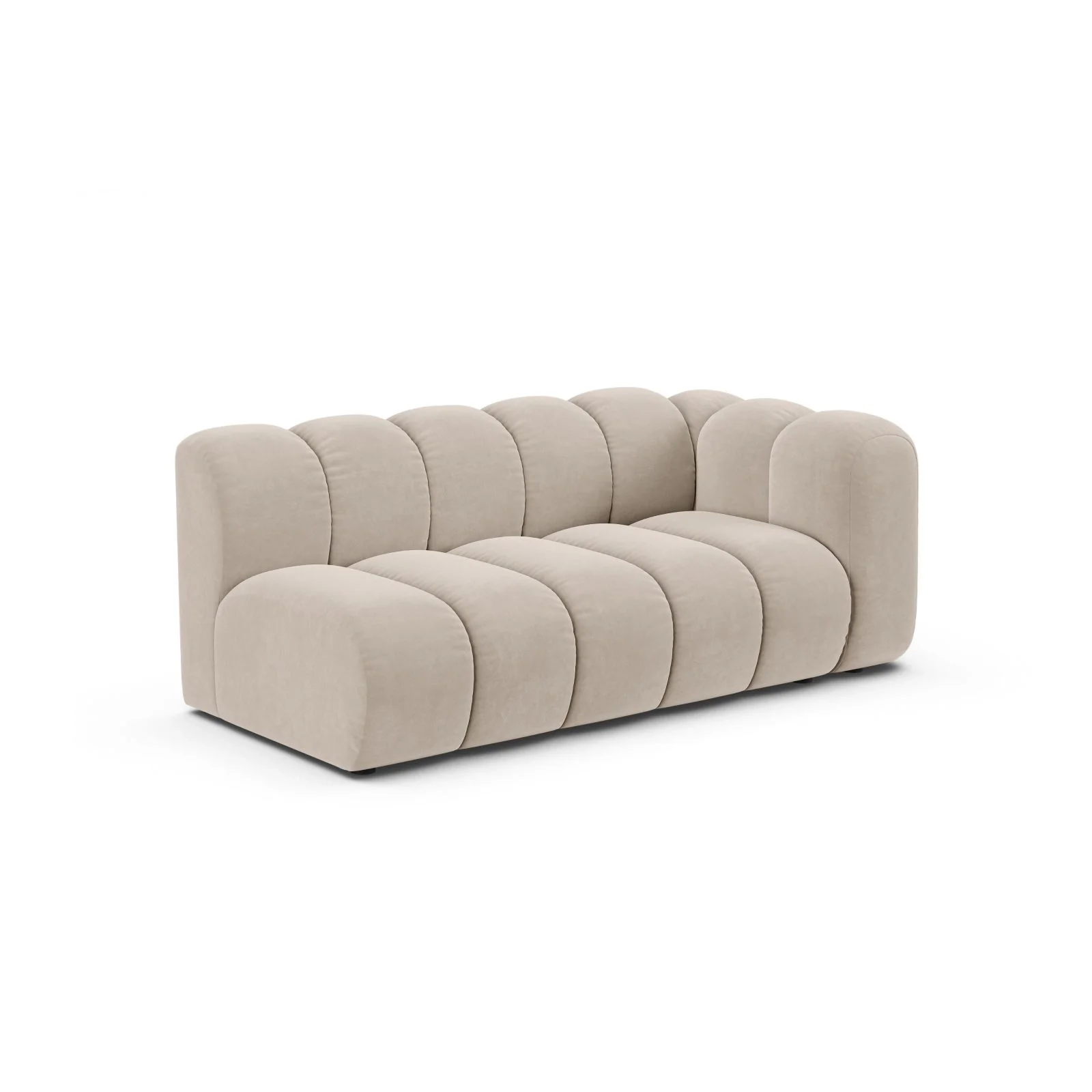 Lupine Modulares 3-Sitzer Sofa Sitzelement, Rechte Seite, aus Samt, Chenille oder Boucle, 175x95 cm - Image 68