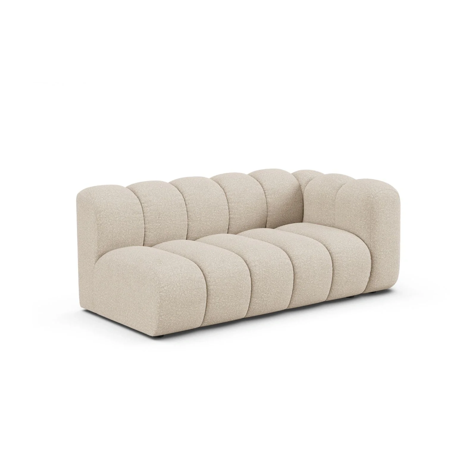 Lupine Modulares 3-Sitzer Sofa Sitzelement, Rechte Seite, aus Samt, Chenille oder Boucle, 175x95 cm - Image 8