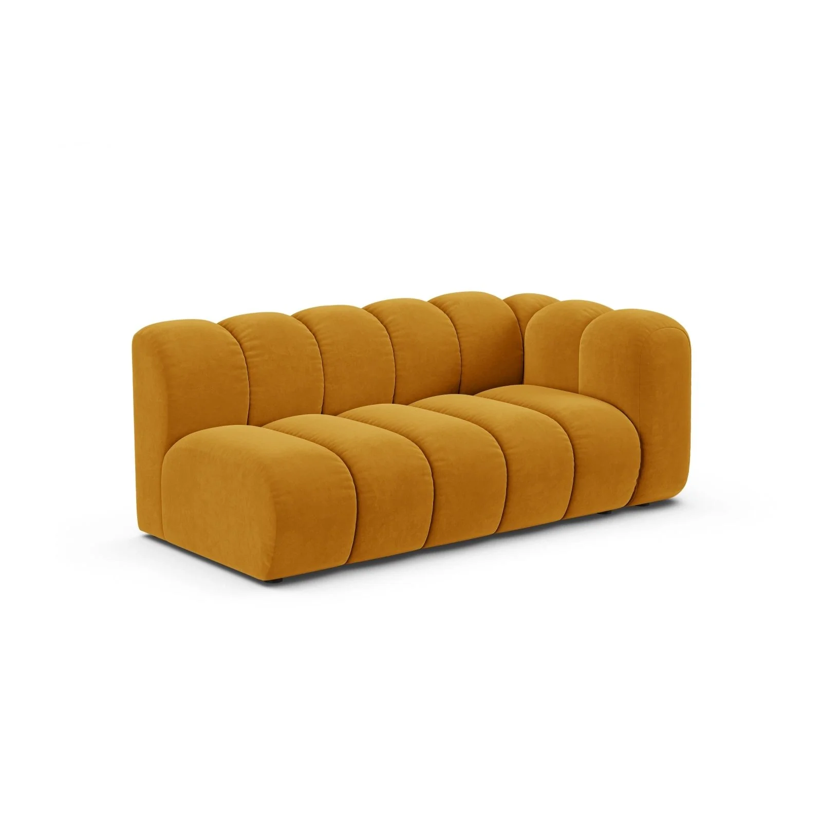 Lupine Modulares 3-Sitzer Sofa Sitzelement, Rechte Seite, aus Samt, Chenille oder Boucle, 175x95 cm - Image 93