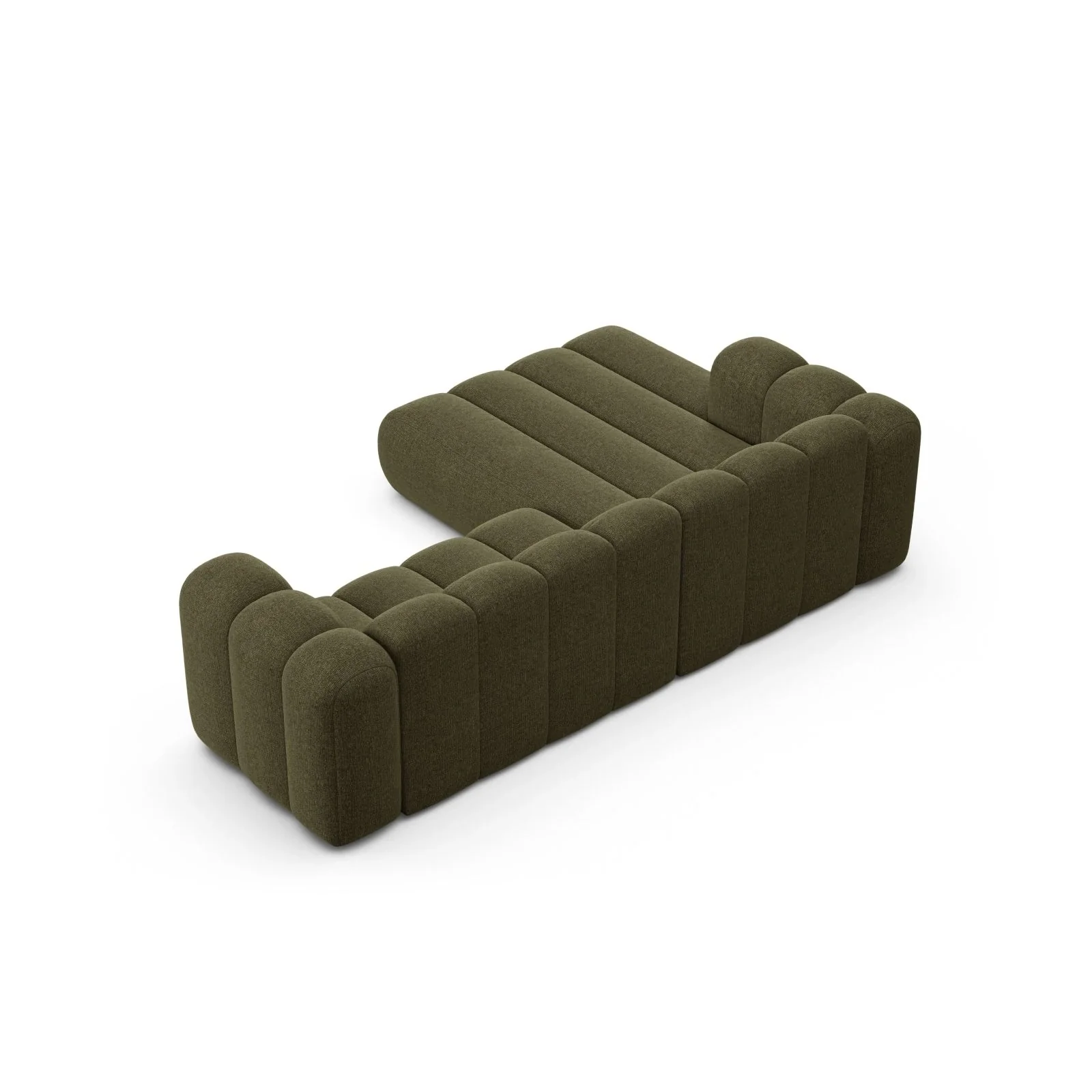 Lupine Modulares 4-Sitzer Ecksofa, Linke Seite, aus Samt, Chenille oder Boucle, 260x177 cm - Image 49