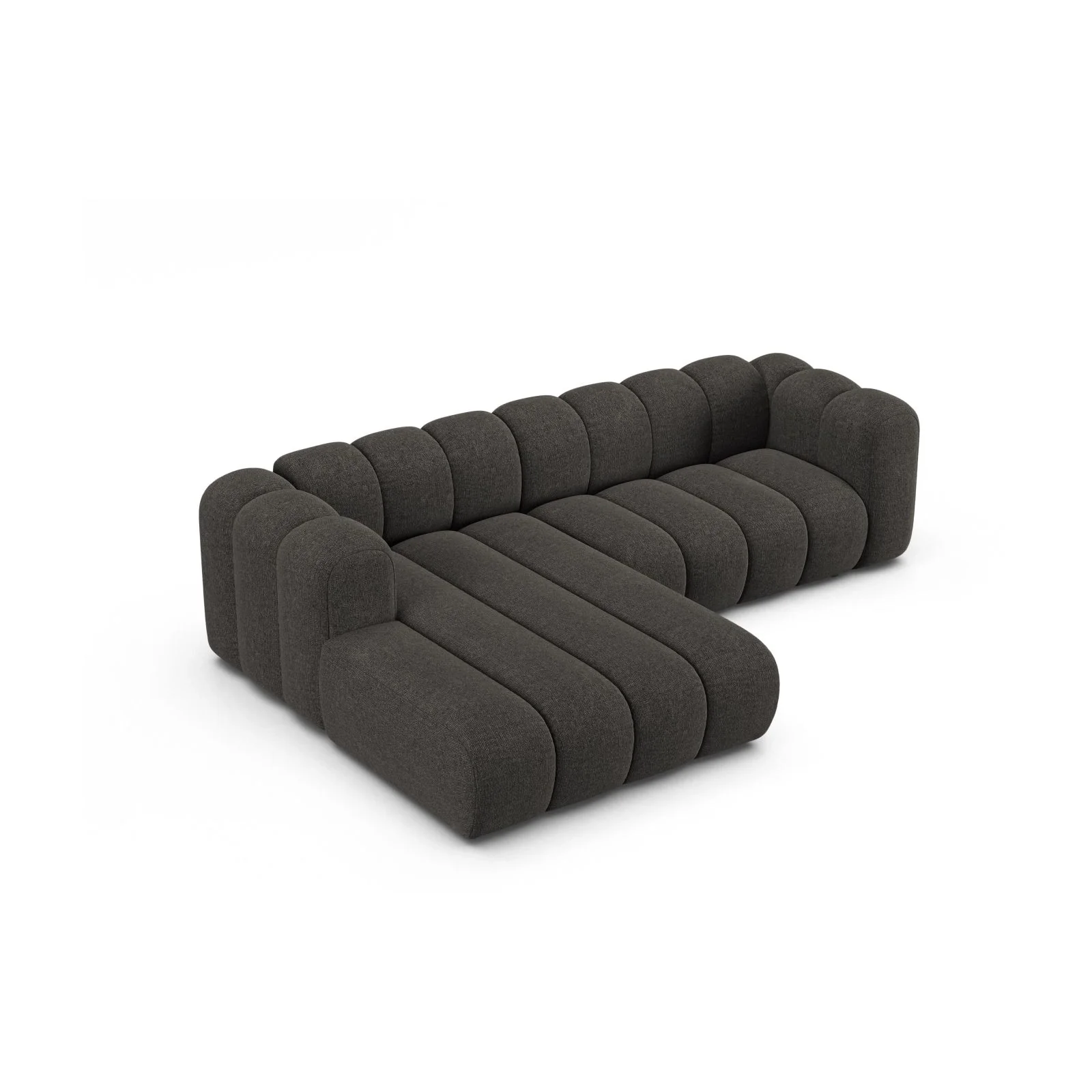 Lupine Modulares 4-Sitzer Ecksofa, Linke Seite, aus Samt, Chenille oder Boucle, 260x177 cm - Image 63