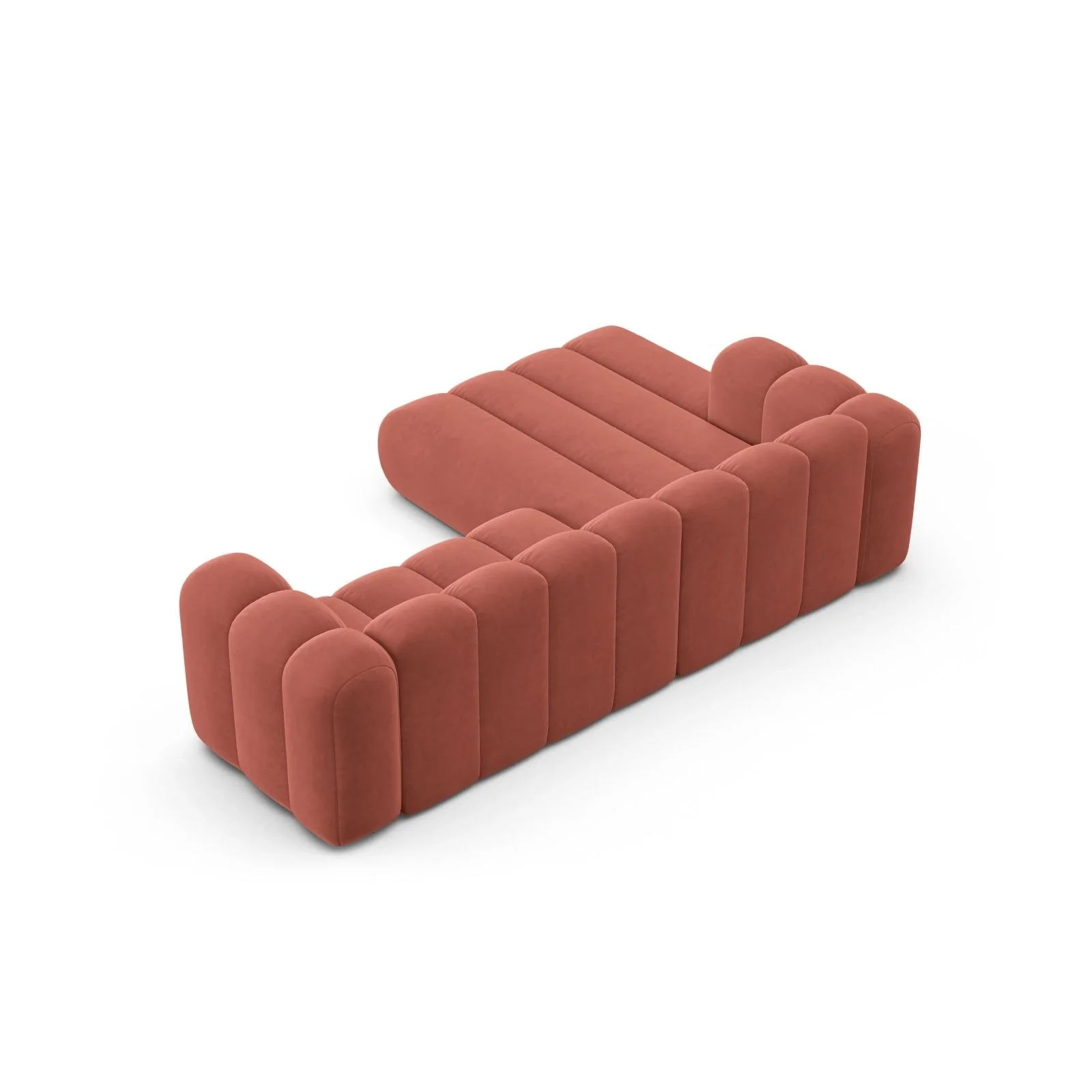 Lupine Modulares 4-Sitzer Ecksofa, Linke Seite, aus Samt, Chenille oder Boucle, 260x177 cm - Image 99