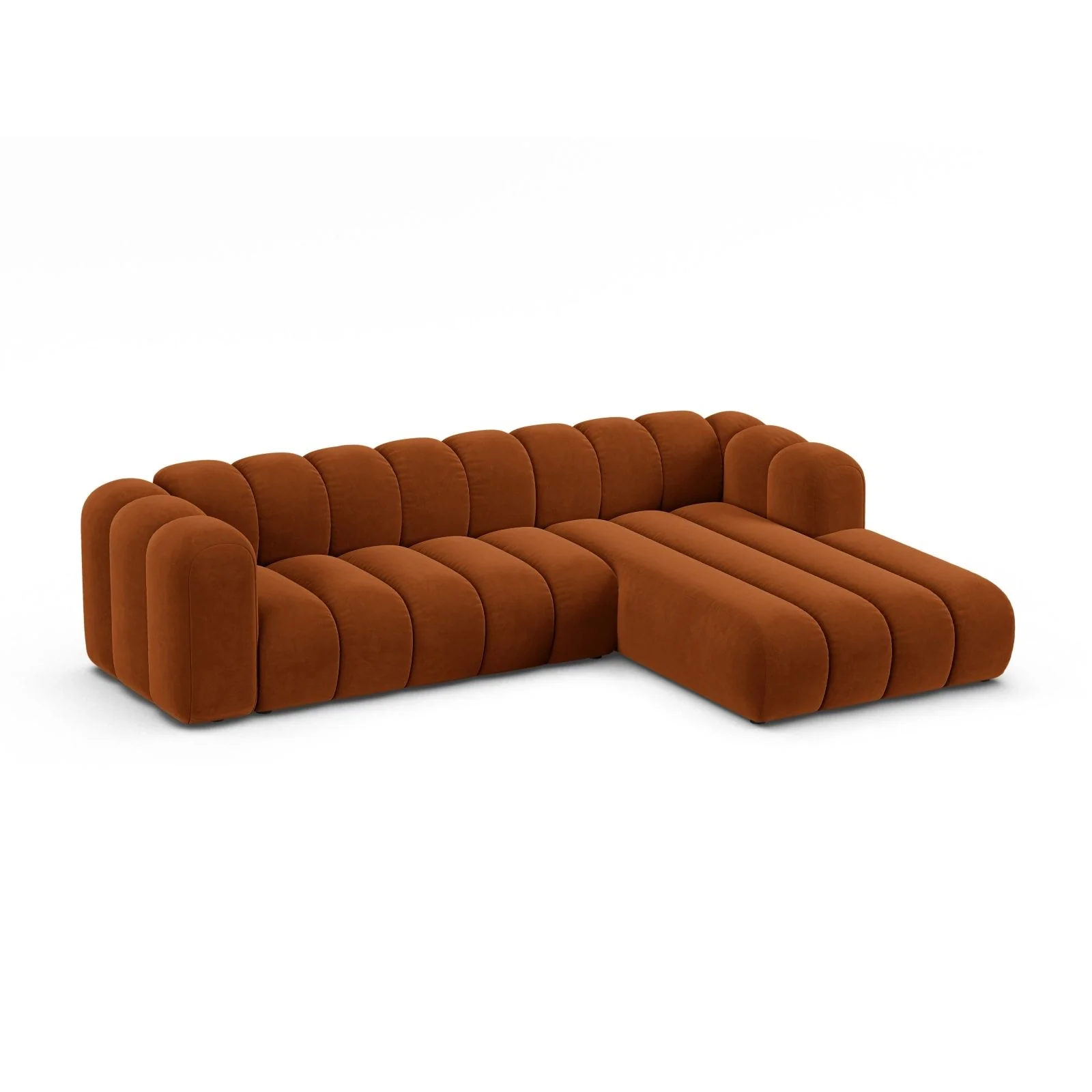 Lupine Modulares 4-Sitzer Ecksofa, Rechte Seite, aus Samt, Chenille oder Boucle, 290x177 cm - Image 100