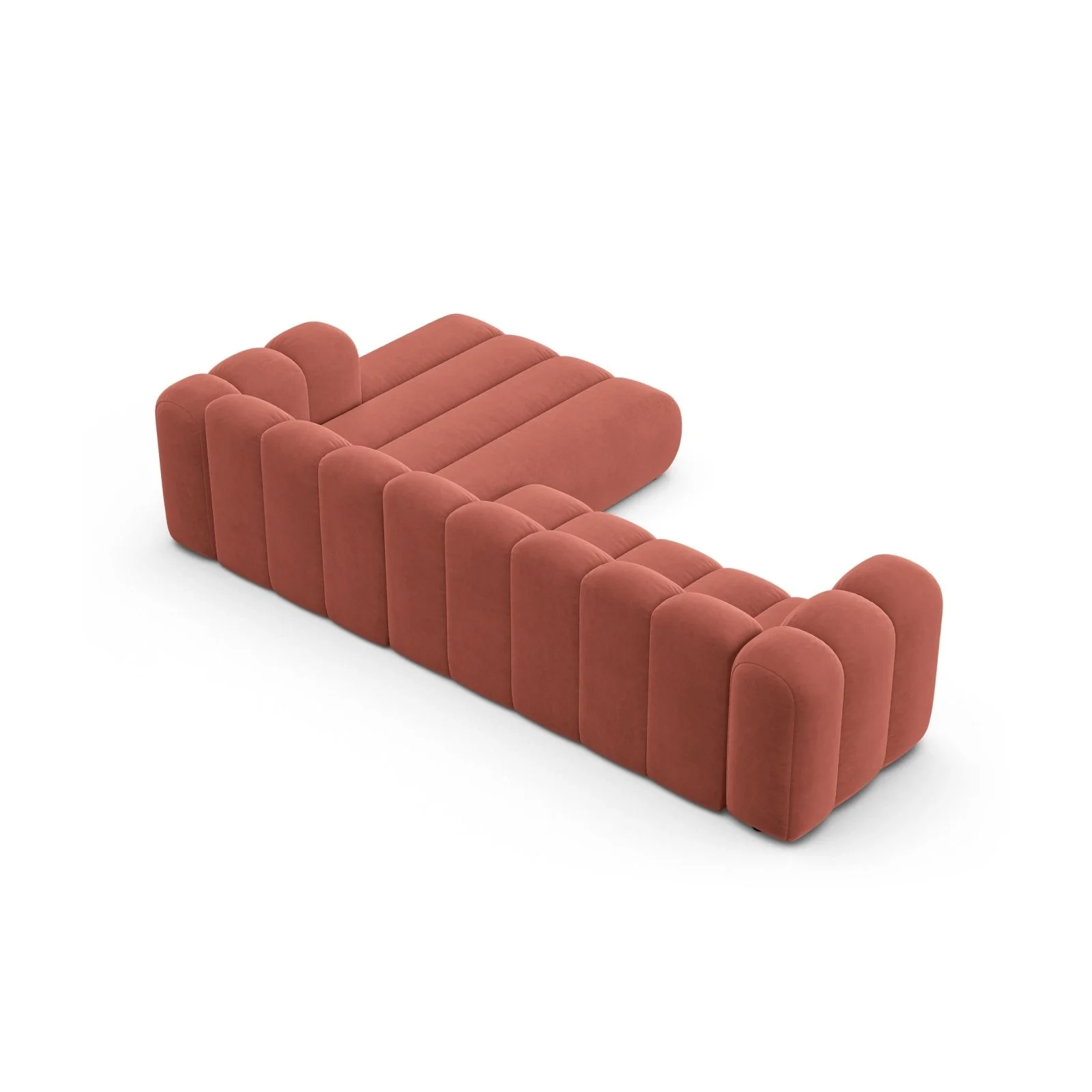 Lupine Modulares 4-Sitzer Ecksofa, Rechte Seite, aus Samt, Chenille oder Boucle, 290x177 cm - Image 126