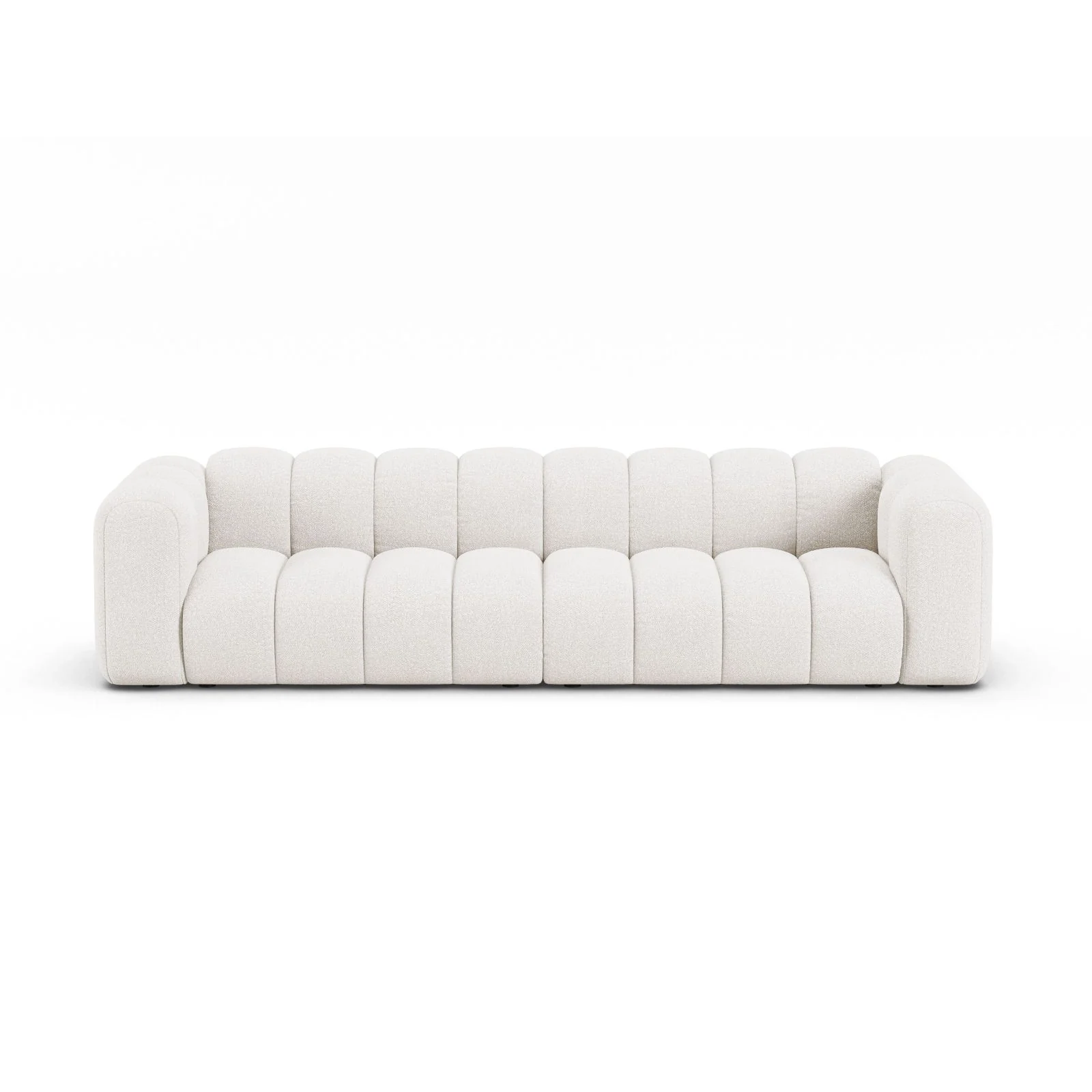 Lupine Modulares 4-Sitzer Sofa aus Samt, Chenille oder Boucle, 290x95x70 cm