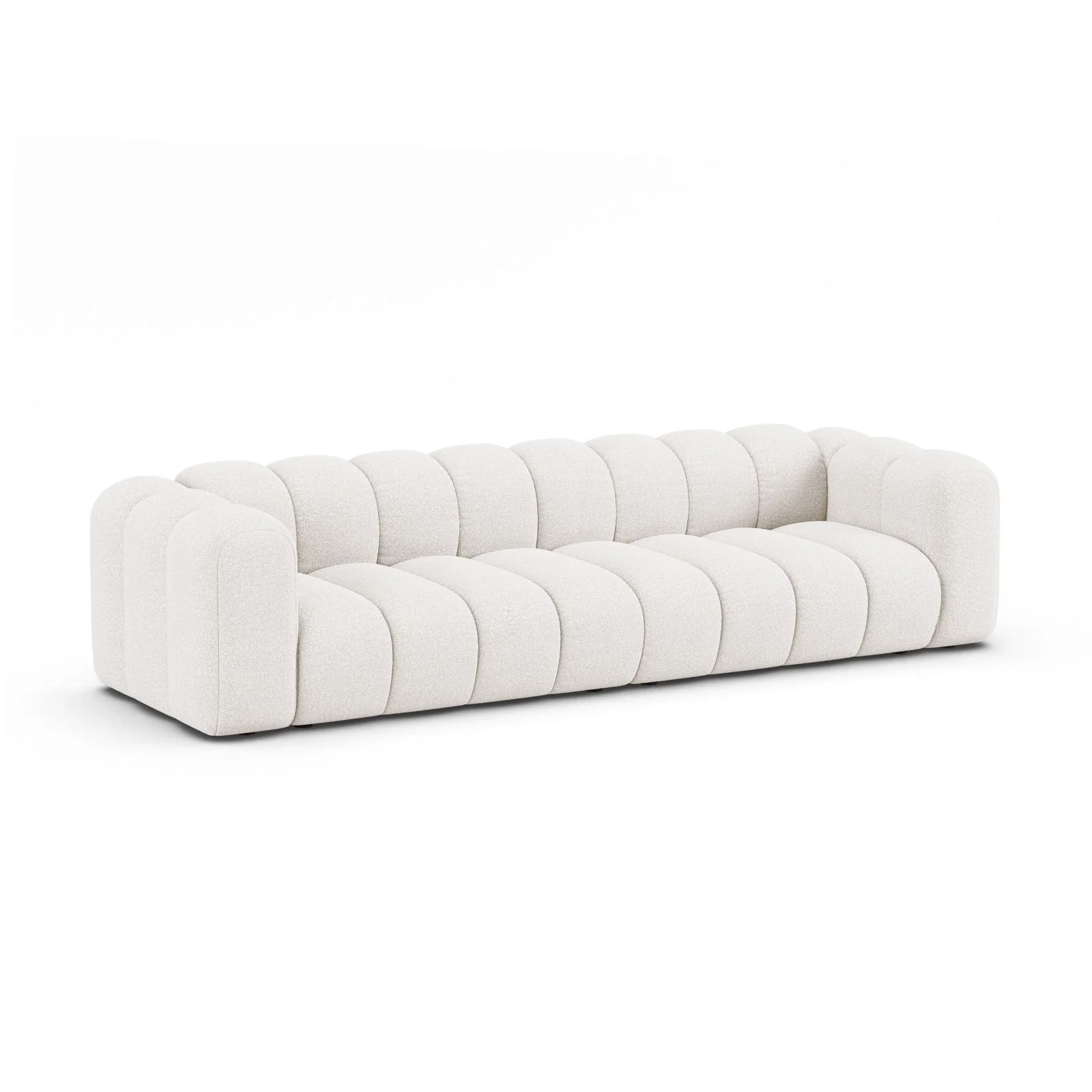 Lupine Modulares 4-Sitzer Sofa aus Samt, Chenille oder Boucle, 290x95x70 cm - Image 3
