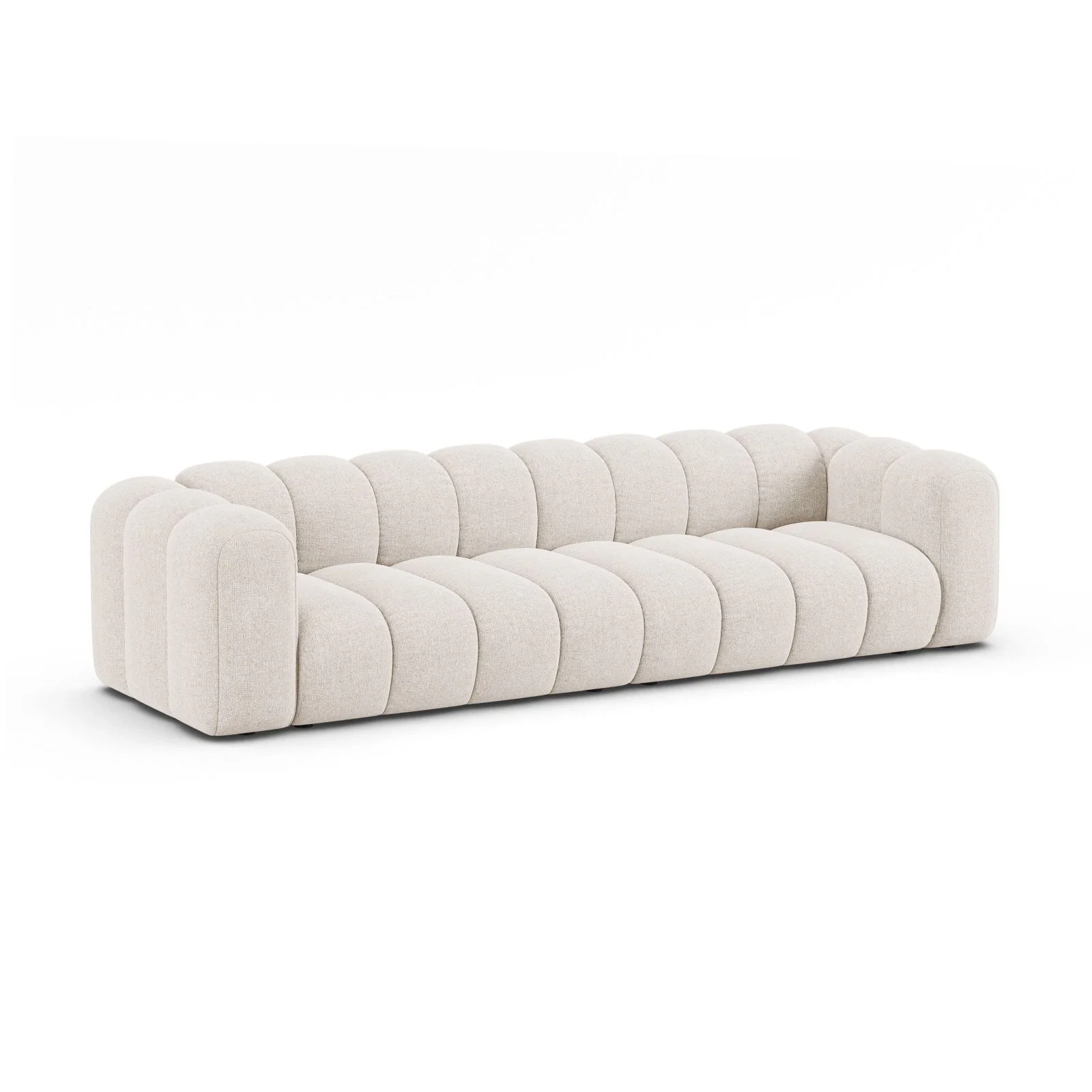 Lupine Modulares 4-Sitzer Sofa aus Samt, Chenille oder Boucle, 290x95x70 cm - Image 34