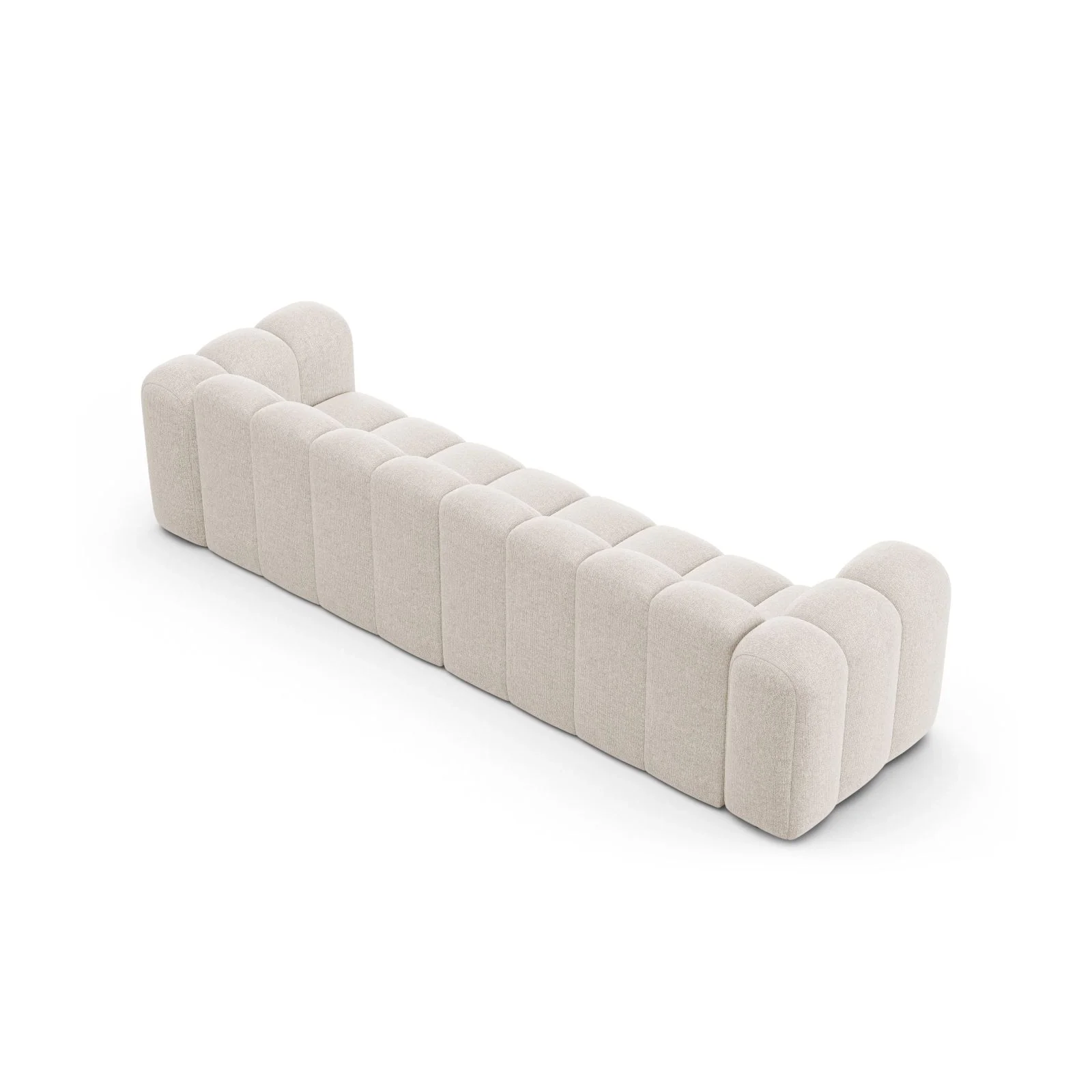 Lupine Modulares 4-Sitzer Sofa aus Samt, Chenille oder Boucle, 290x95x70 cm - Image 35