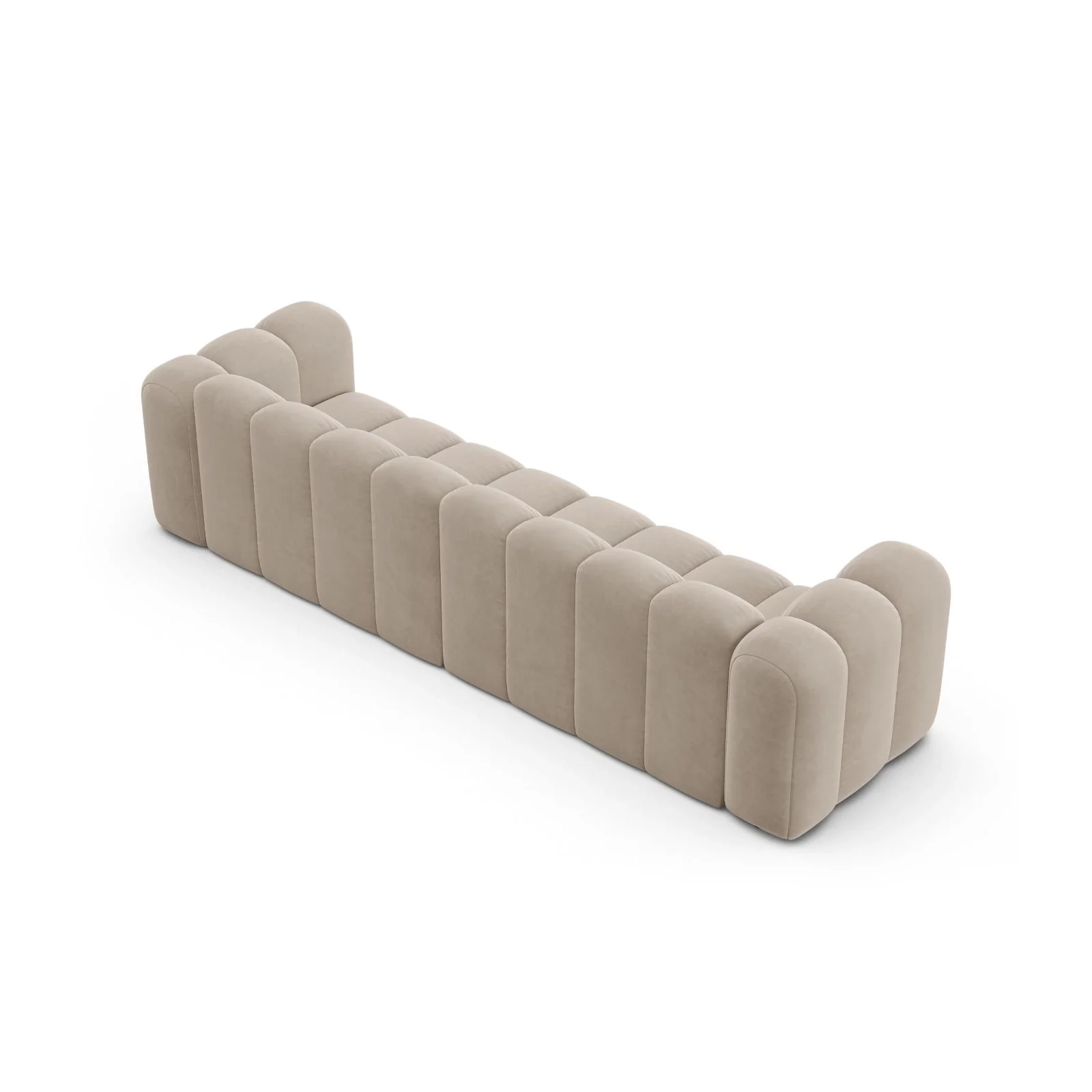 Lupine Modulares 4-Sitzer Sofa aus Samt, Chenille oder Boucle, 290x95x70 cm - Image 76