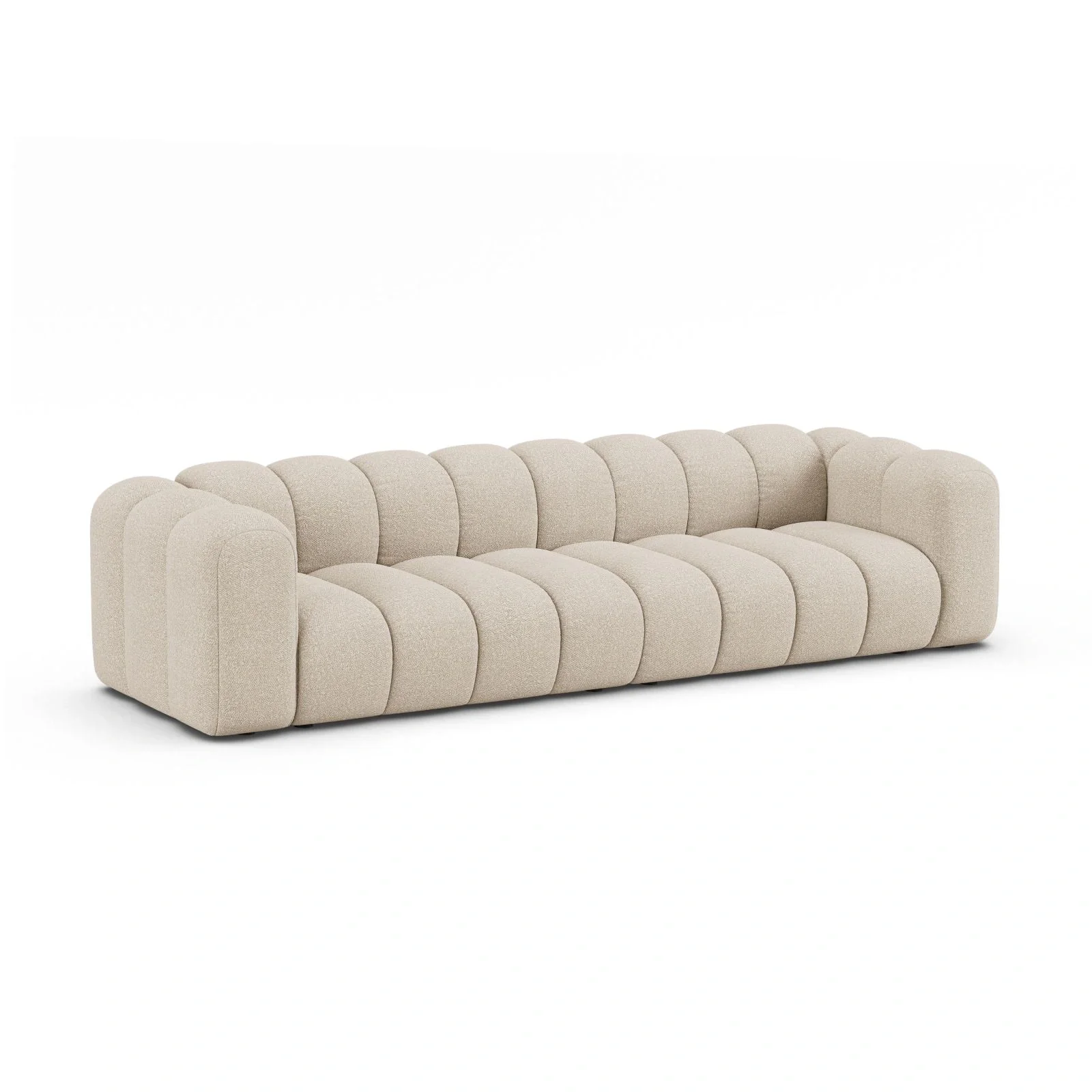 Lupine Modulares 4-Sitzer Sofa aus Samt, Chenille oder Boucle, 290x95x70 cm - Image 8