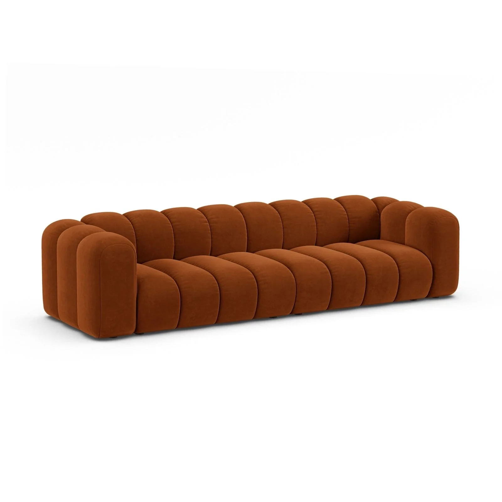 Lupine Modulares 4-Sitzer Sofa aus Samt, Chenille oder Boucle, 290x95x70 cm - Image 85
