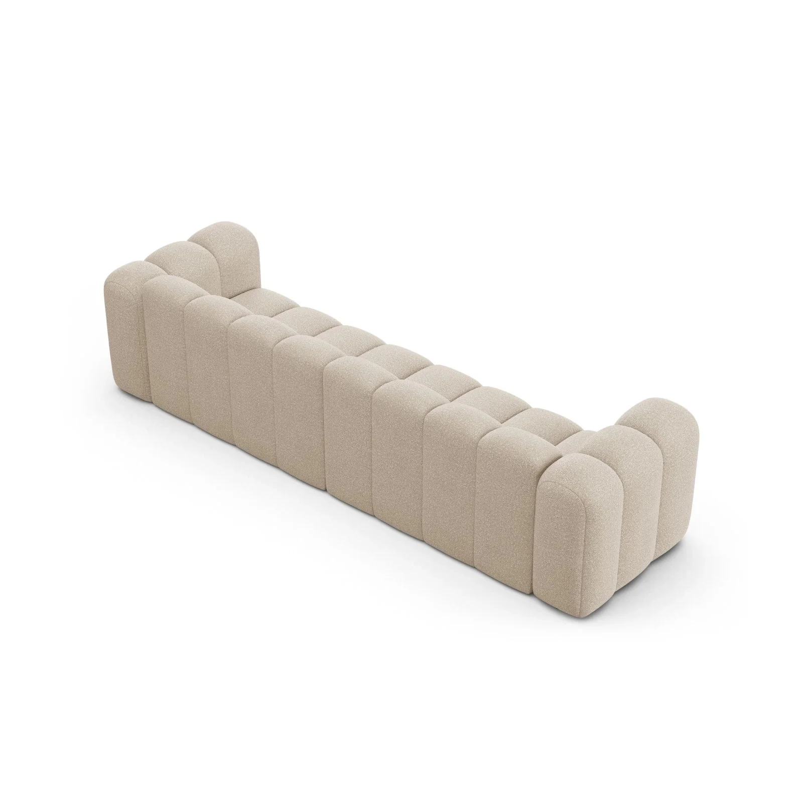 Lupine Modulares 4-Sitzer Sofa aus Samt, Chenille oder Boucle, 290x95x70 cm - Image 9