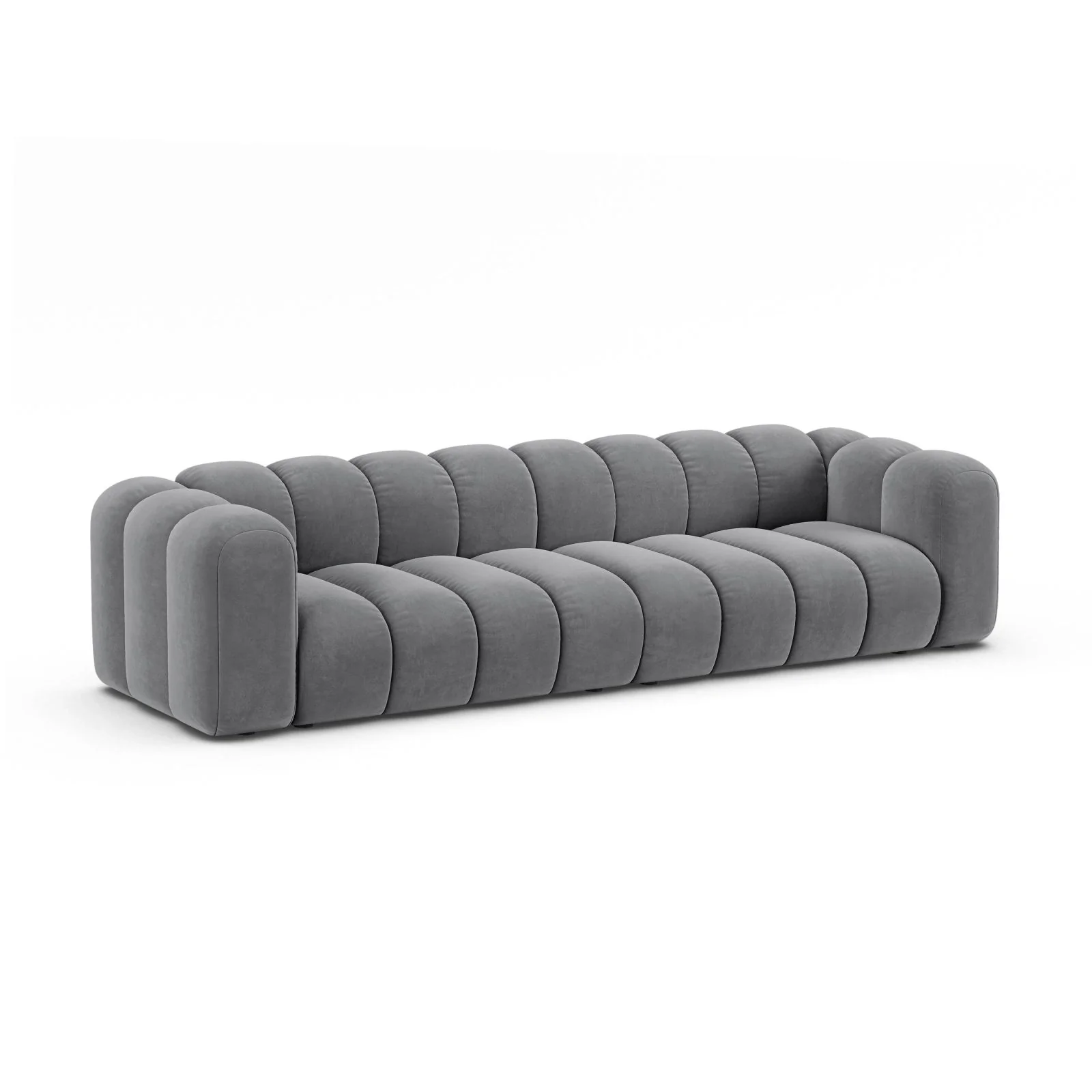 Lupine Modulares 4-Sitzer Sofa aus Samt, Chenille oder Boucle, 290x95x70 cm - Image 90