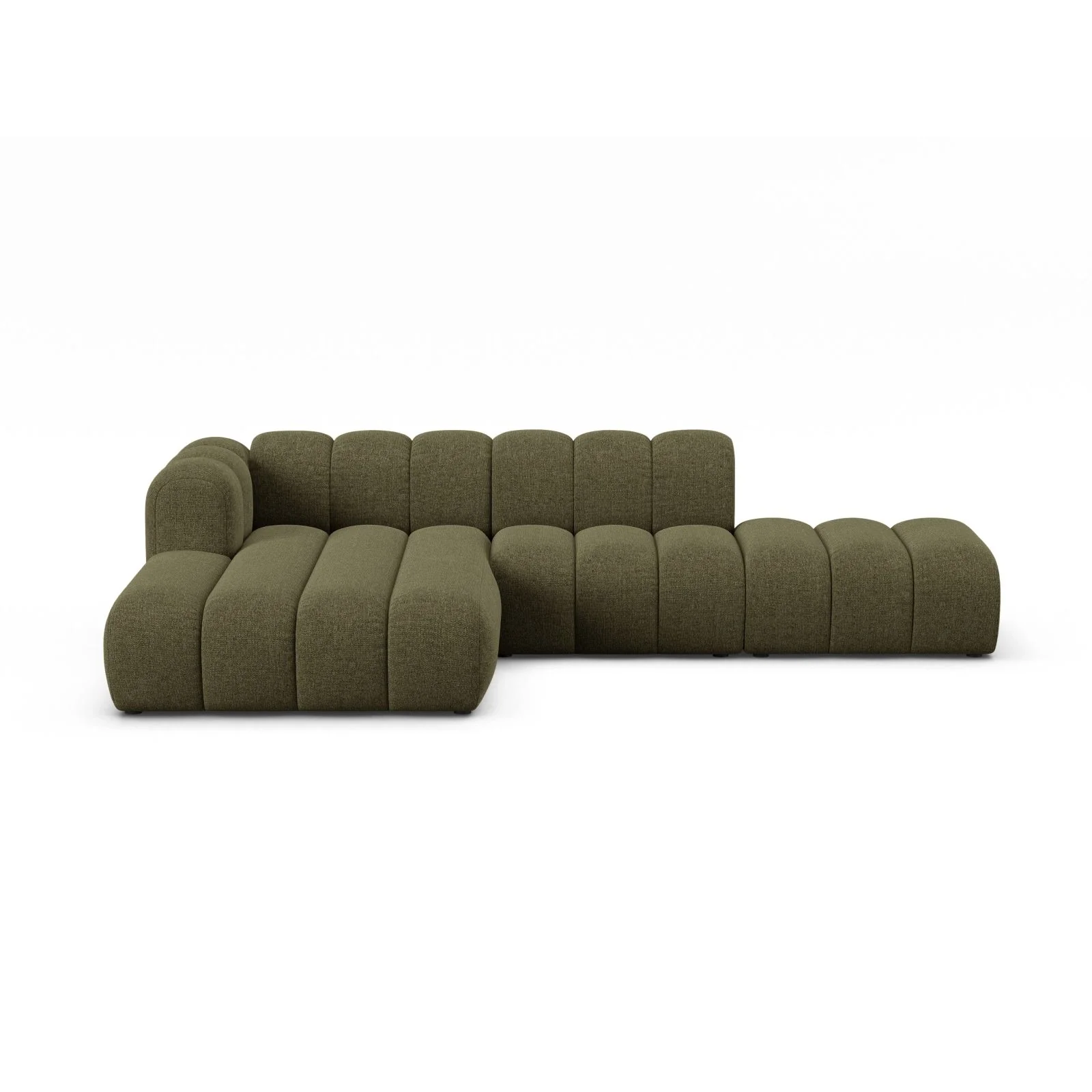 Lupine Modulares 5-Sitzer Ecksofa, Linke Seite, aus Samt, Chenille oder Boucle, 299x177 cm - Image 100