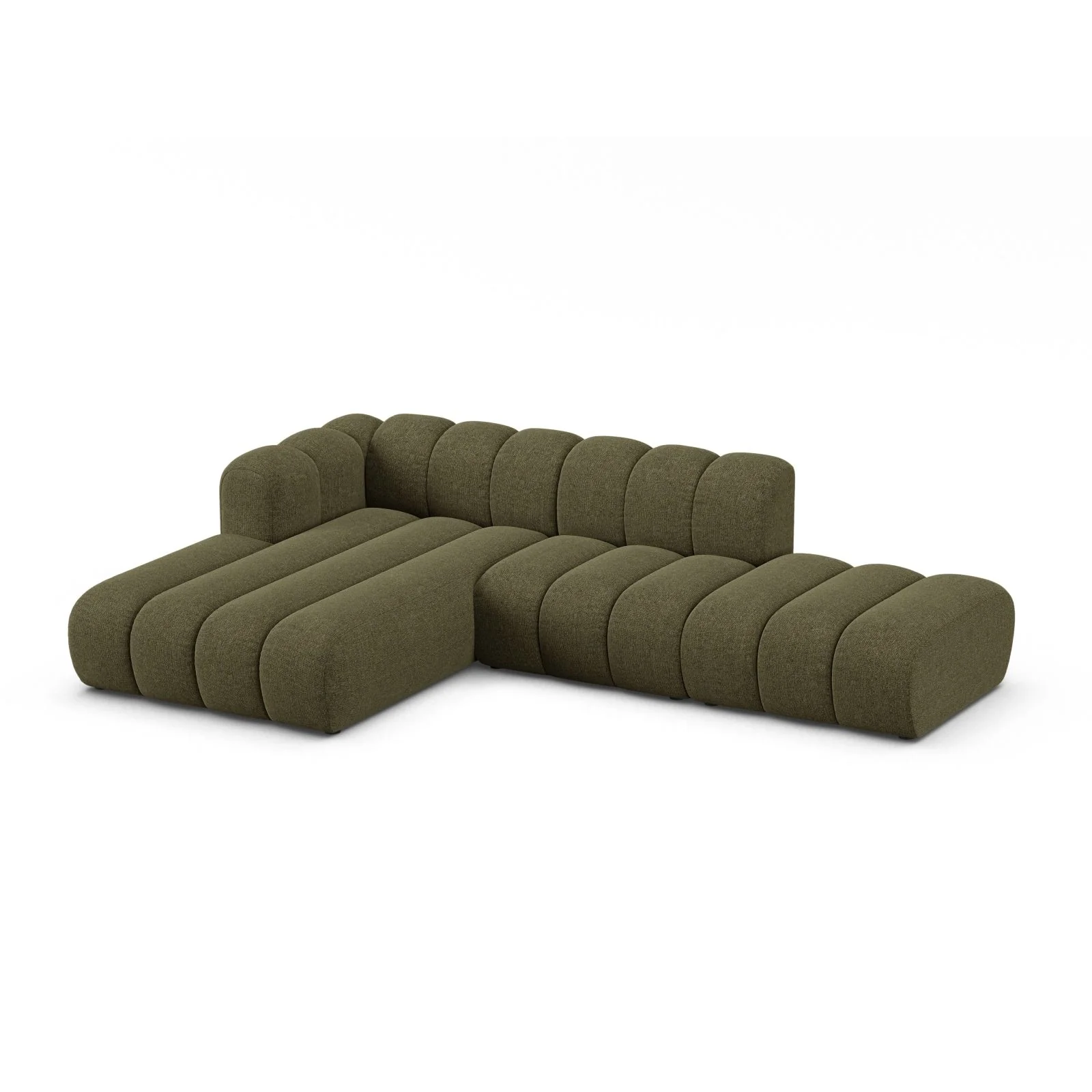 Lupine Modulares 5-Sitzer Ecksofa, Linke Seite, aus Samt, Chenille oder Boucle, 299x177 cm - Image 103