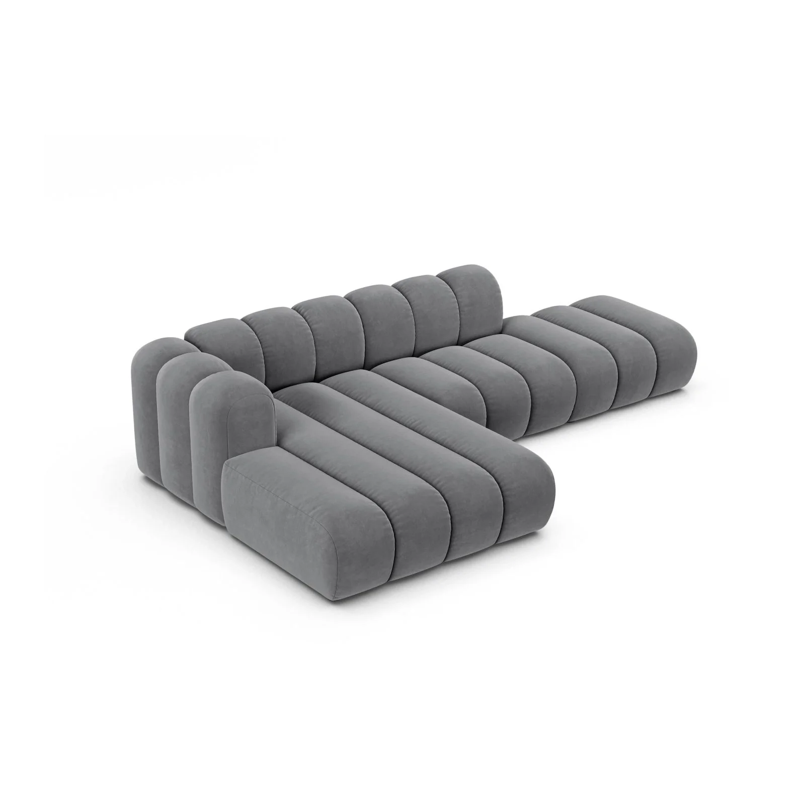 Lupine Modulares 5-Sitzer Ecksofa, Linke Seite, aus Samt, Chenille oder Boucle, 299x177 cm - Image 22