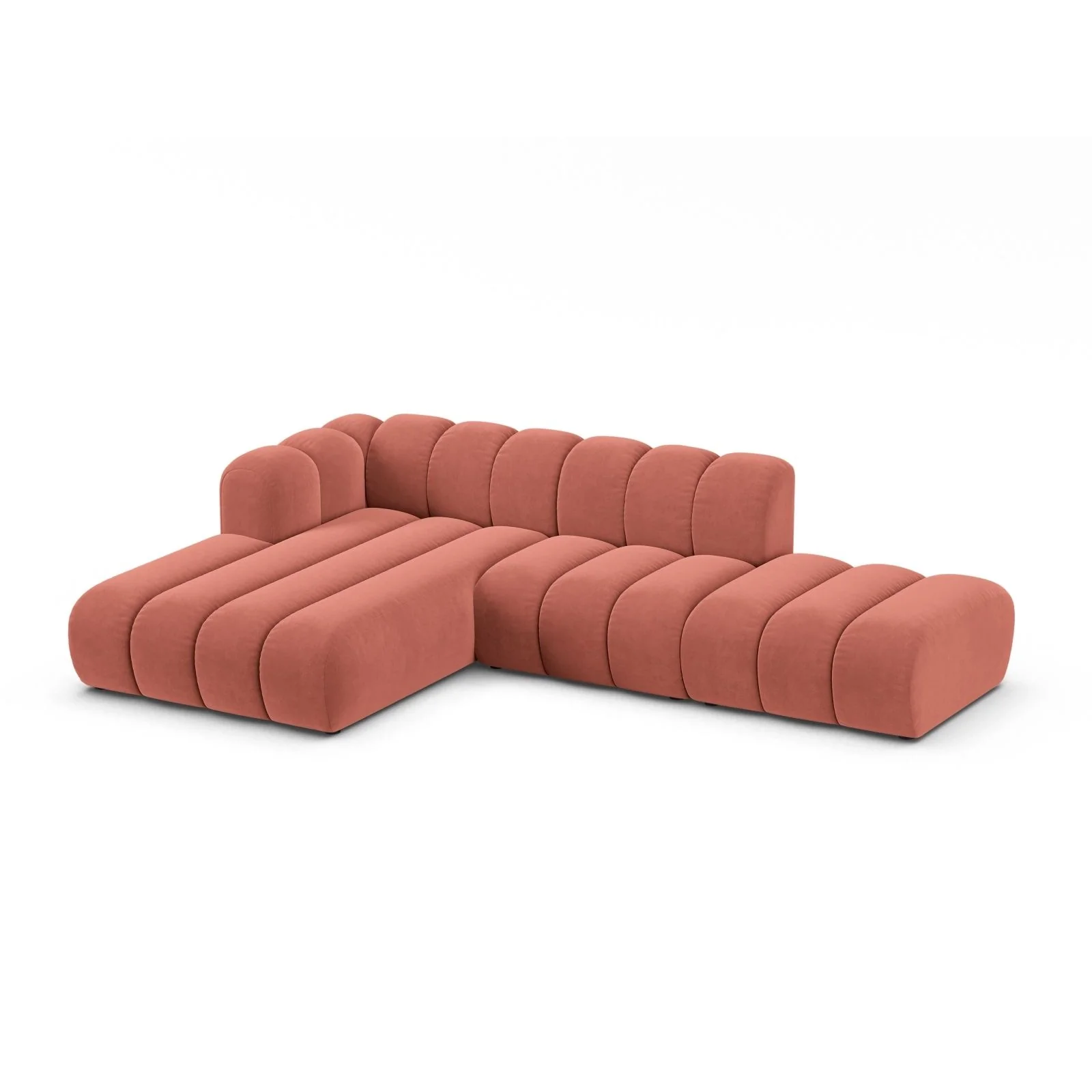 Lupine Modulares 5-Sitzer Ecksofa, Linke Seite, aus Samt, Chenille oder Boucle, 299x177 cm - Image 39
