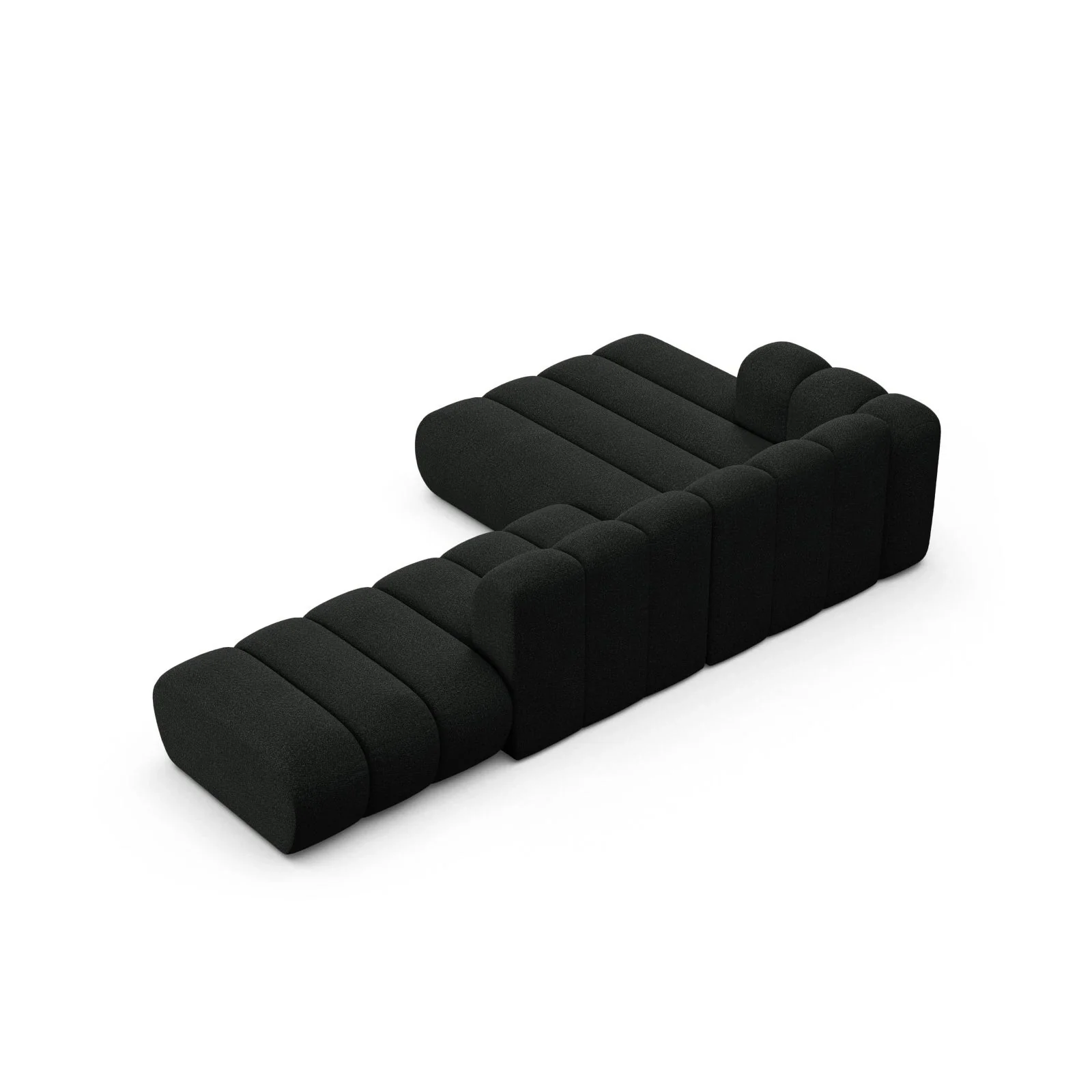 Lupine Modulares 5-Sitzer Ecksofa, Linke Seite, aus Samt, Chenille oder Boucle, 299x177 cm - Image 59