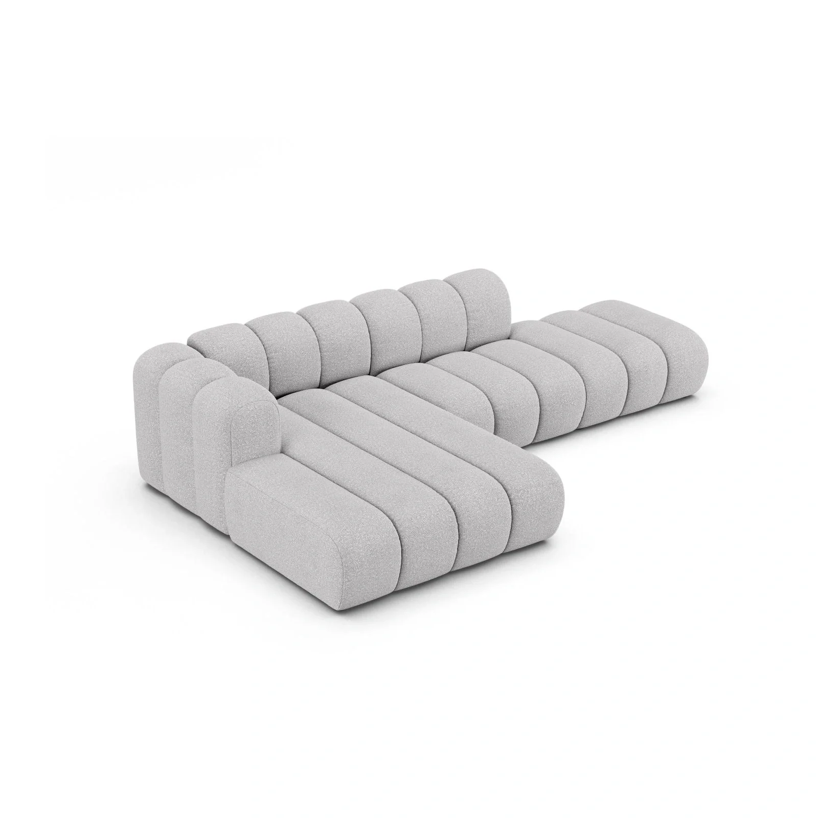 Lupine Modulares 5-Sitzer Ecksofa, Linke Seite, aus Samt, Chenille oder Boucle, 299x177 cm - Image 64