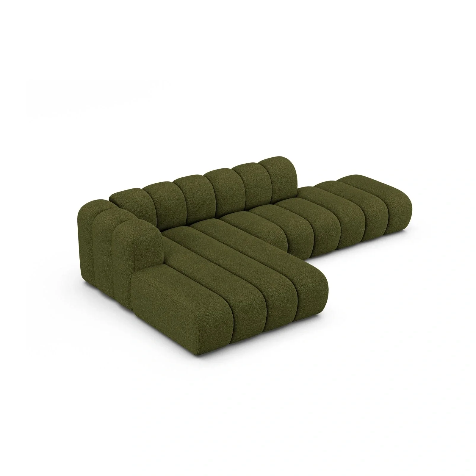 Lupine Modulares 5-Sitzer Ecksofa, Linke Seite, aus Samt, Chenille oder Boucle, 299x177 cm - Image 76