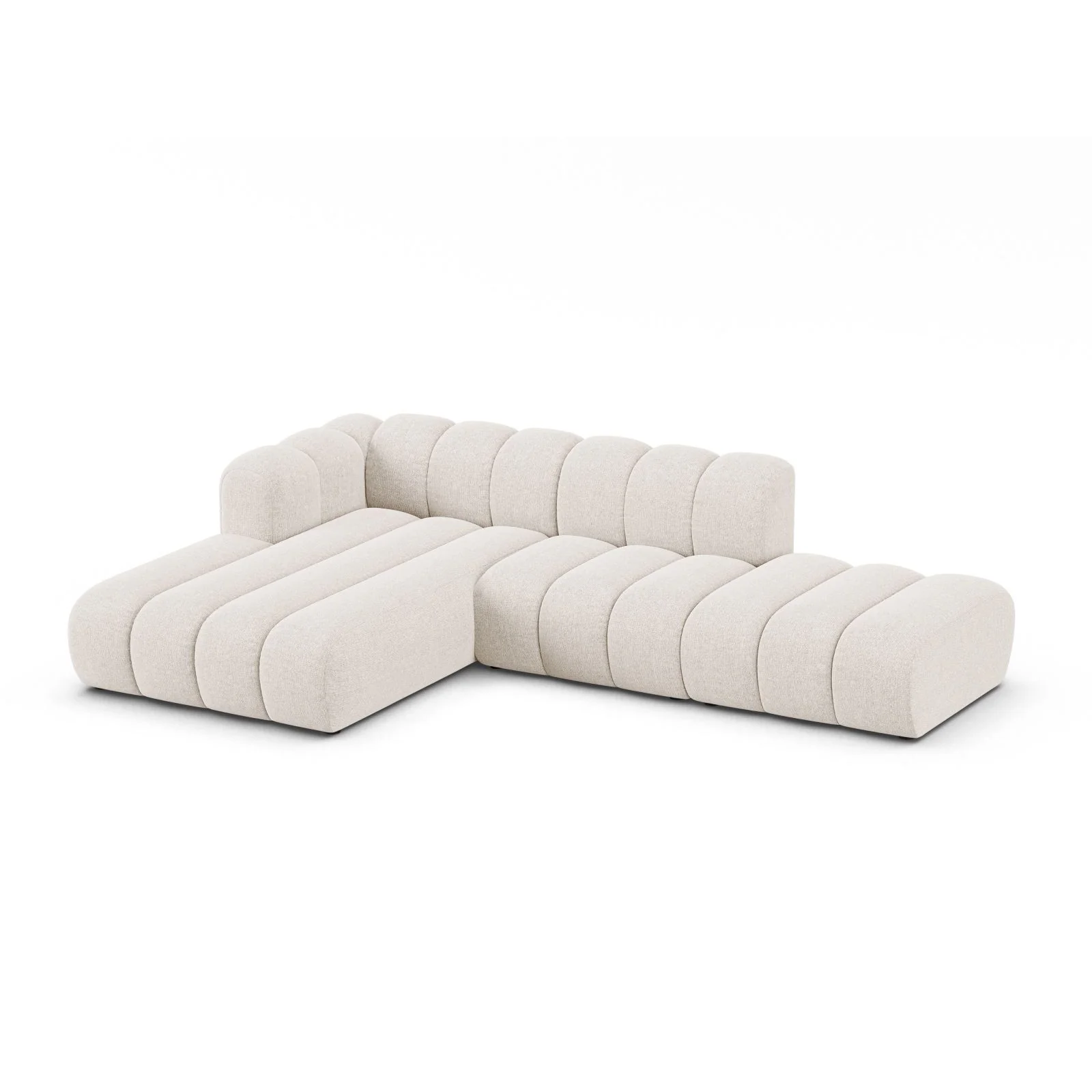 Lupine Modulares 5-Sitzer Ecksofa, Linke Seite, aus Samt, Chenille oder Boucle, 299x177 cm - Image 82