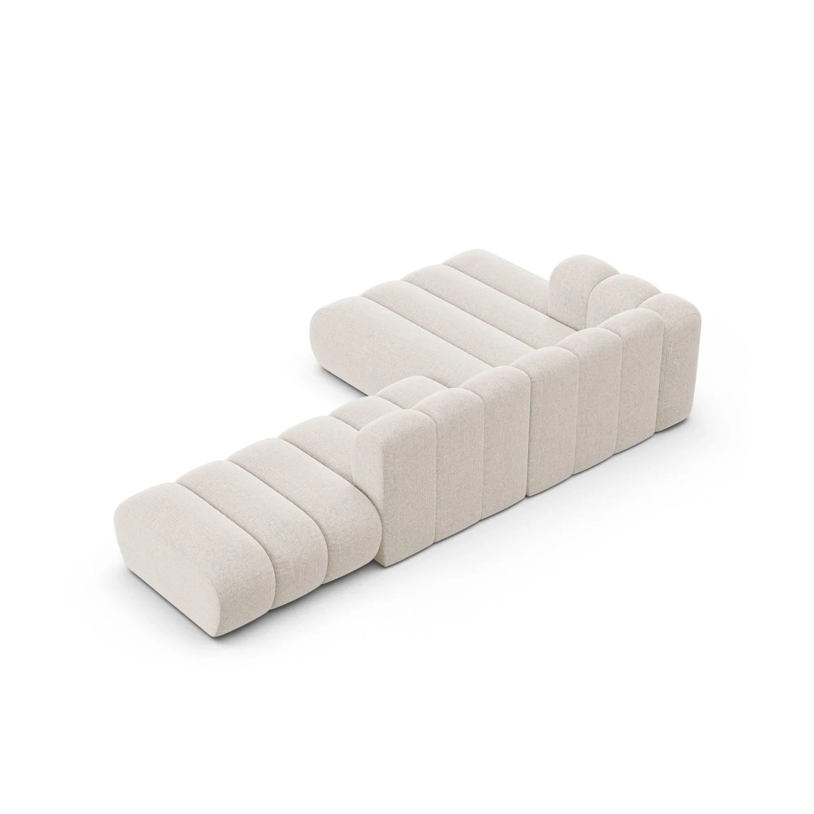 Lupine Modulares 5-Sitzer Ecksofa, Linke Seite, aus Samt, Chenille oder Boucle, 299x177 cm - Image 84