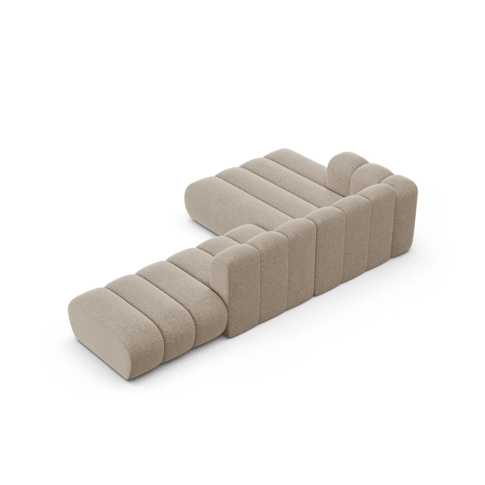 Lupine Modulares 5-Sitzer Ecksofa, Linke Seite, aus Samt, Chenille oder Boucle, 299x177 cm - Image 91