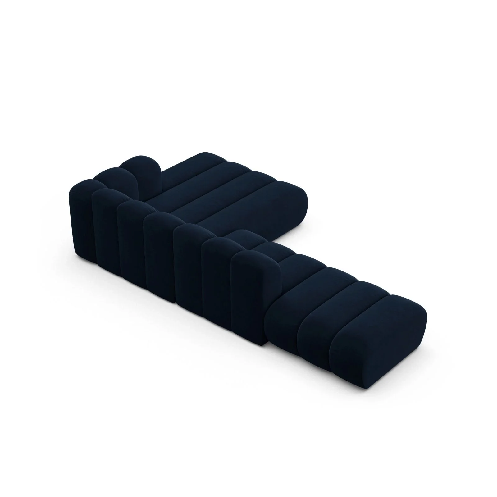 Lupine Modulares 5-Sitzer Ecksofa, Rechte Seite, aus Samt, Chenille oder Boucle, 299x177 cm - Image 11