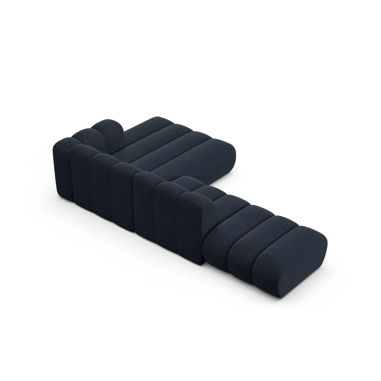 Lupine Modulares 5-Sitzer Ecksofa, Rechte Seite, aus Samt, Chenille oder Boucle, 299x177 cm - Image 112