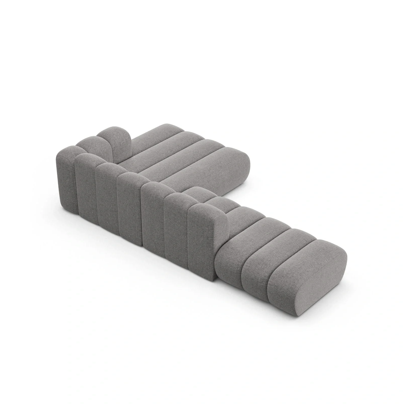 Lupine Modulares 5-Sitzer Ecksofa, Rechte Seite, aus Samt, Chenille oder Boucle, 299x177 cm - Image 119
