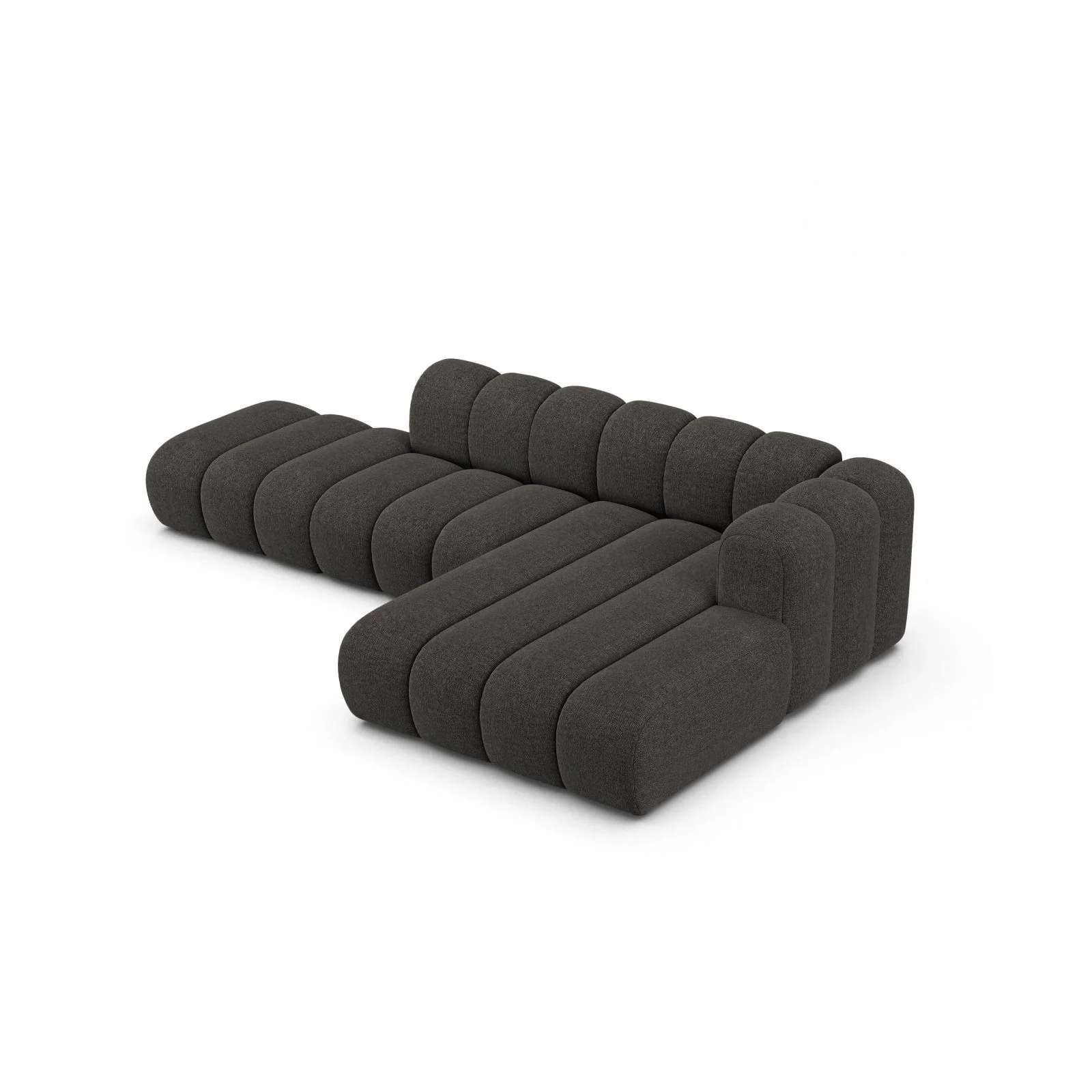 Lupine Modulares 5-Sitzer Ecksofa, Rechte Seite, aus Samt, Chenille oder Boucle, 299x177 cm - Image 125