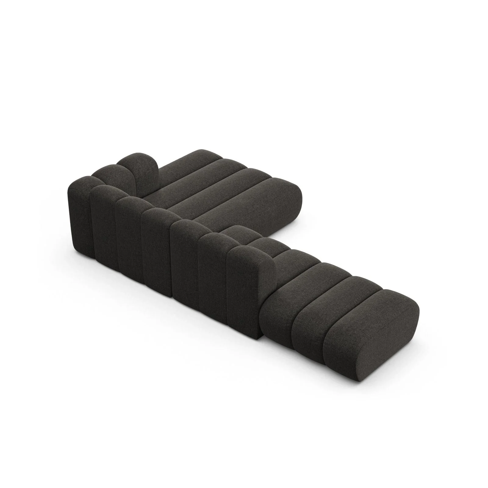 Lupine Modulares 5-Sitzer Ecksofa, Rechte Seite, aus Samt, Chenille oder Boucle, 299x177 cm - Image 126